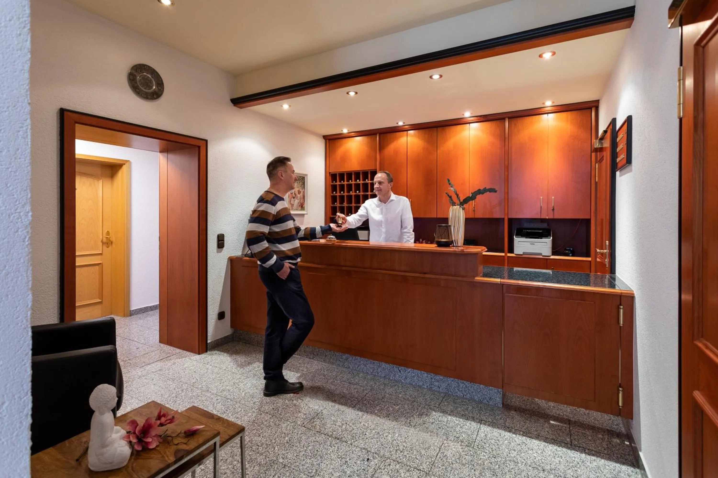 Lobby or reception in Hotel am Ludwigskanal