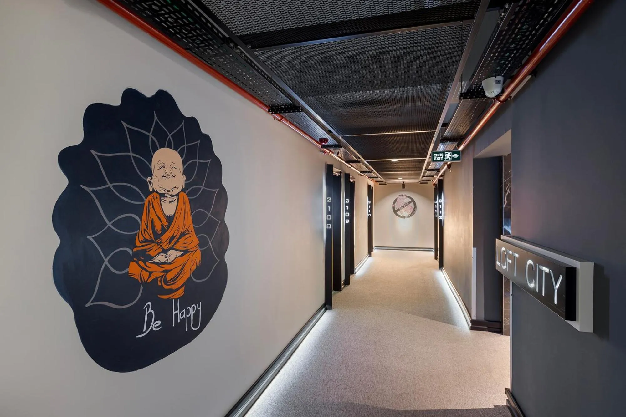 Inner courtyard view in Afflon Hotels Loft City