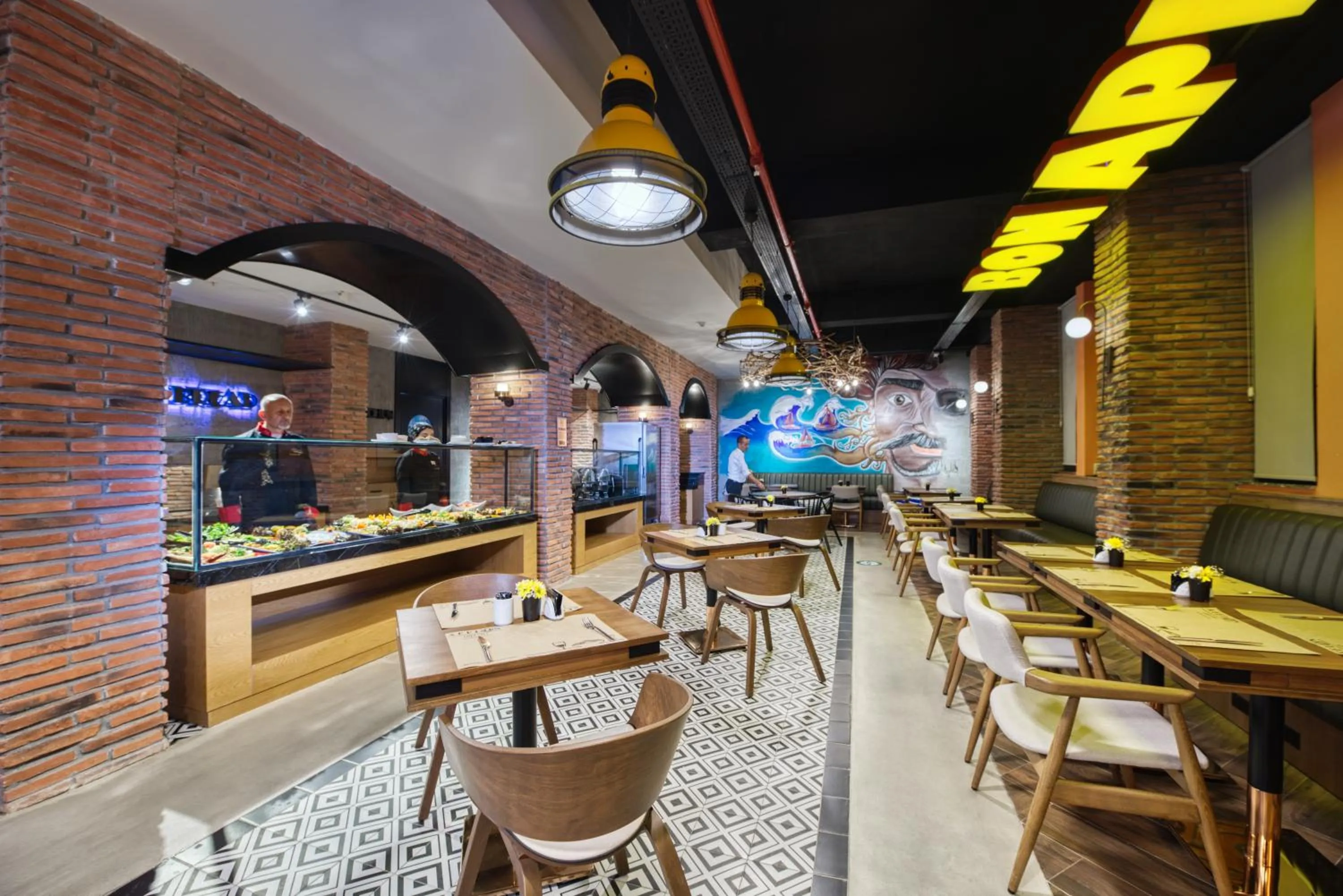 Restaurant/places to eat in Afflon Hotels Loft City