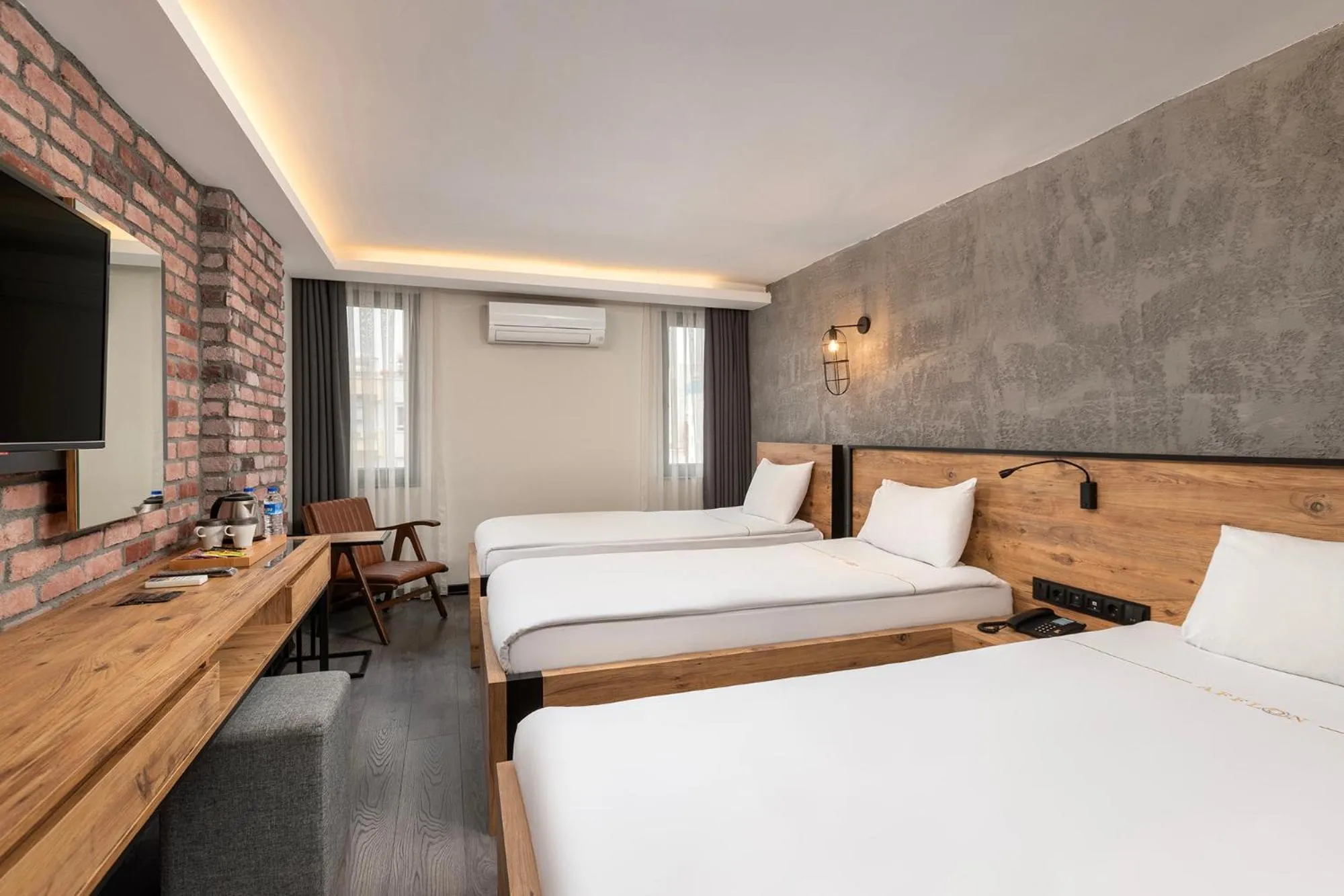 Bed in Afflon Hotels Loft City