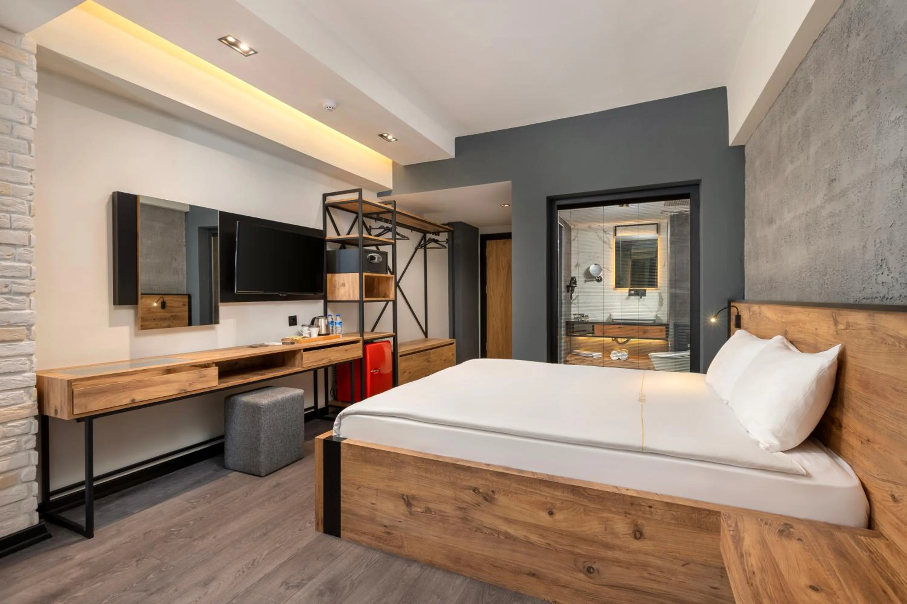 Bed in Afflon Hotels Loft City