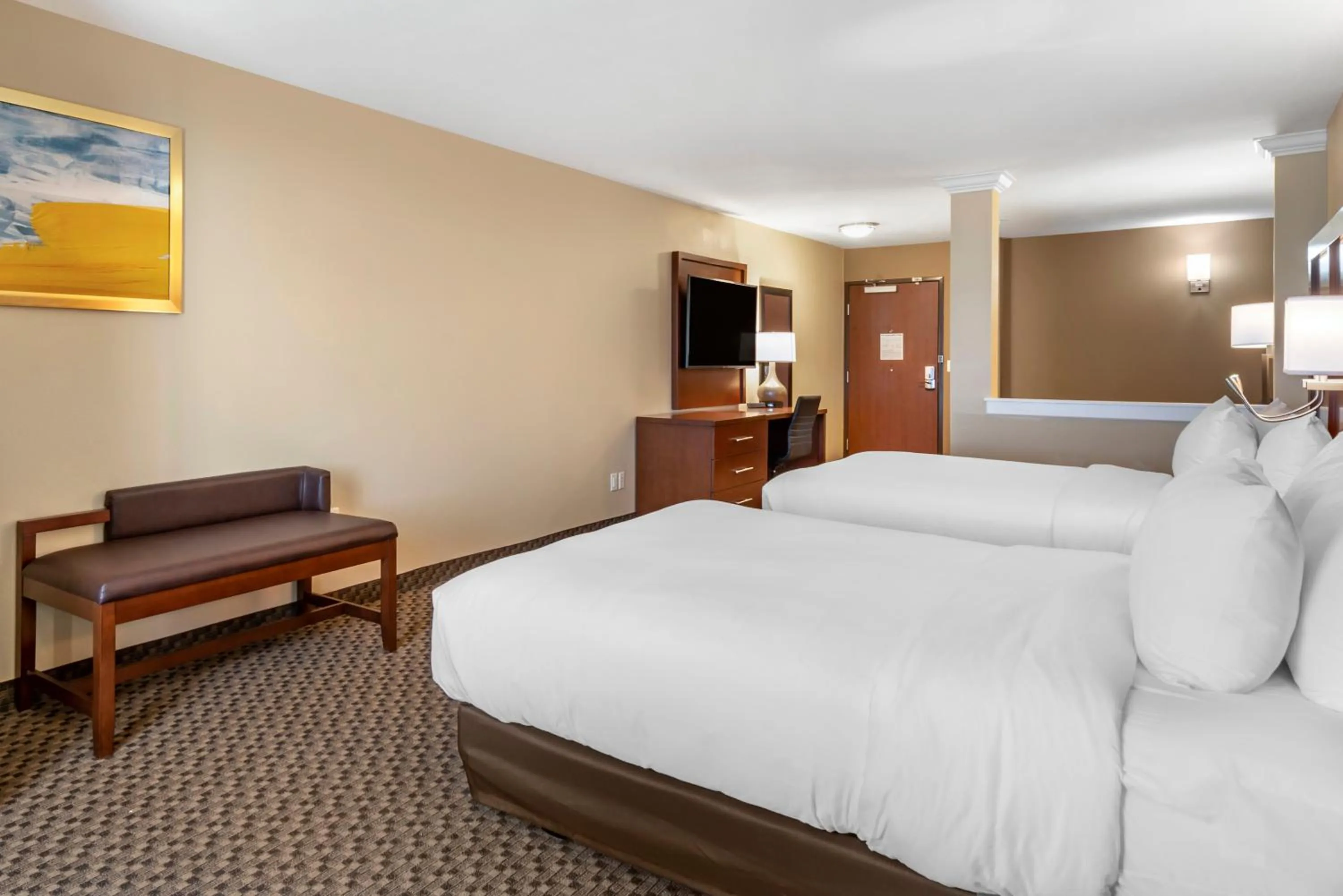 Bed in Comfort Suites Broomfield-Boulder-Interlocken