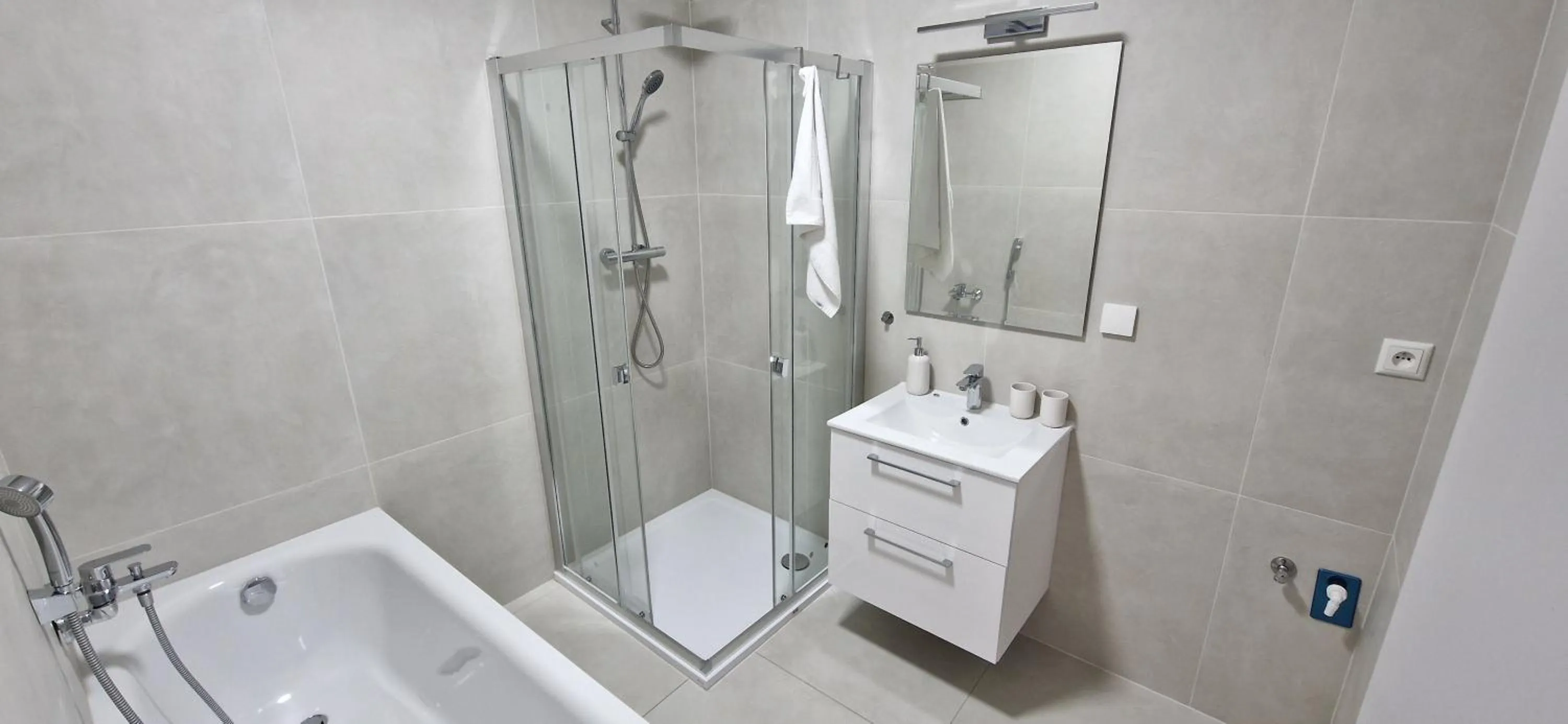 Shower in Apartmánový dom GRAND - Contactless Check In