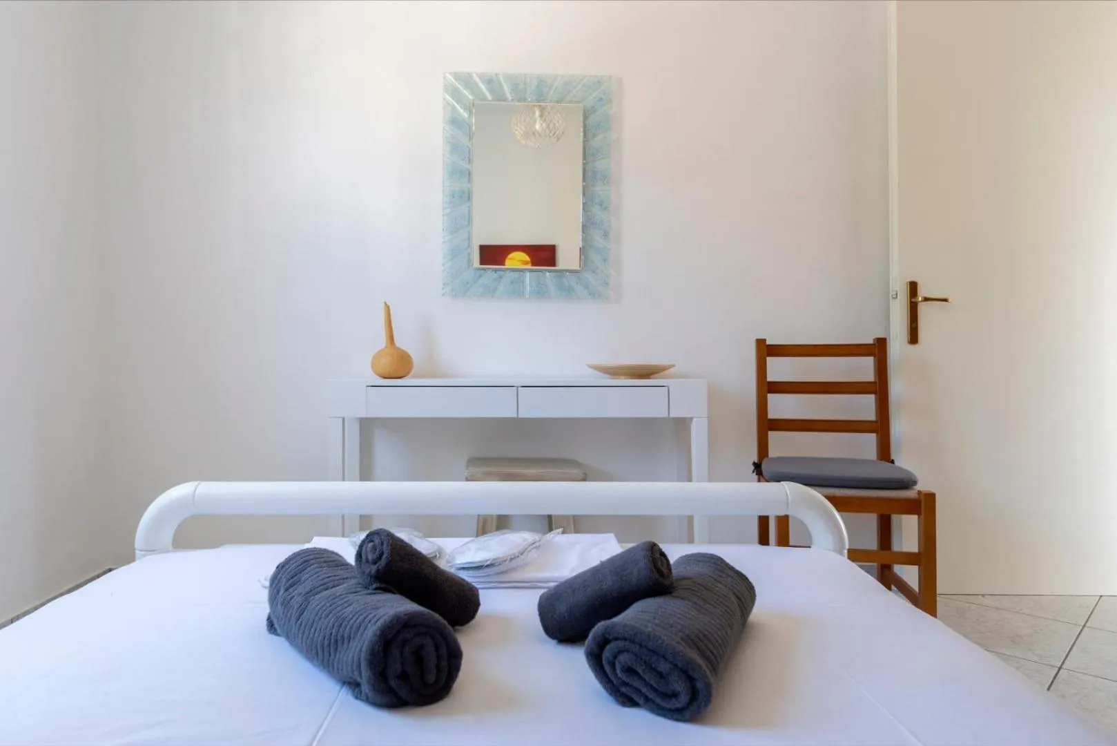 Bedroom, Bed in Panoramic View House