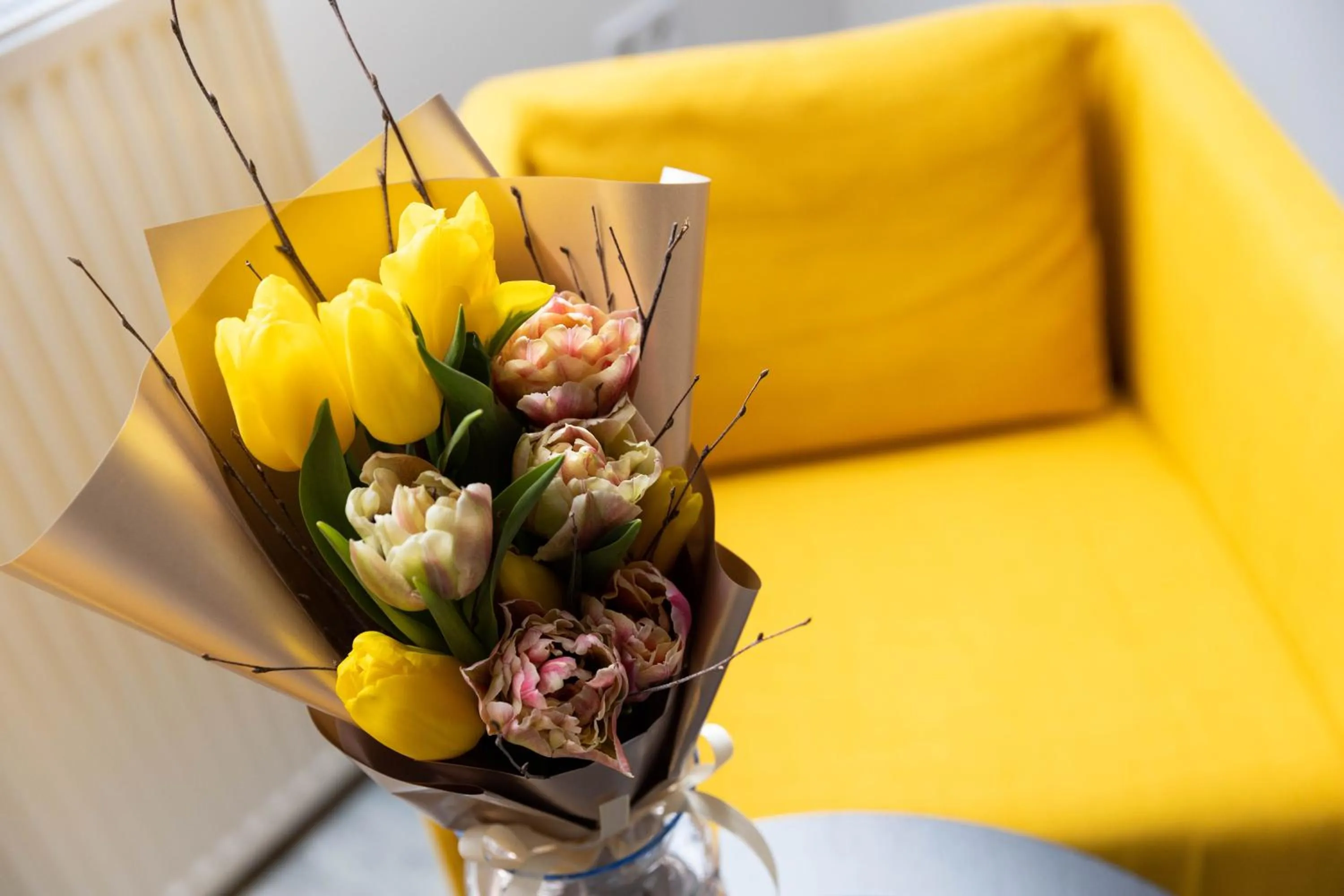 Living room in Roomstore Studio Apartments