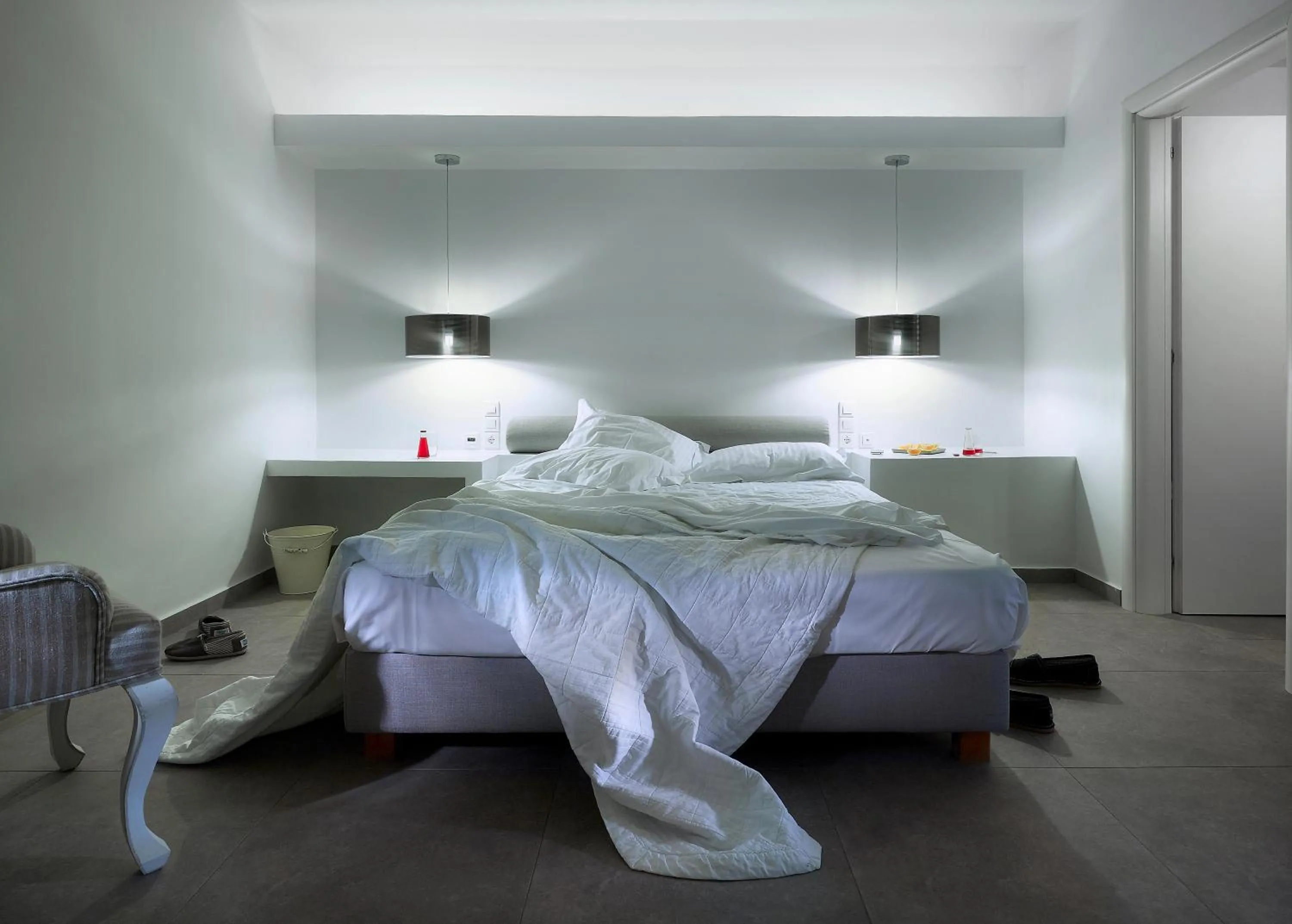 Bedroom, Bed in Santa Maria Luxury Suites & Spa