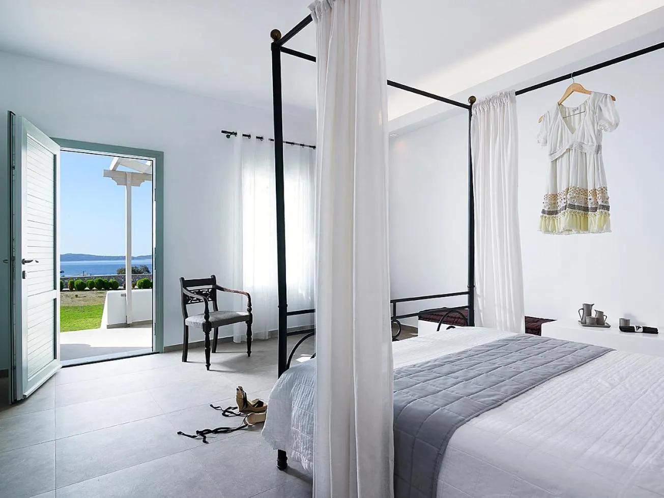 Bedroom, Bed in Santa Maria Luxury Suites & Spa