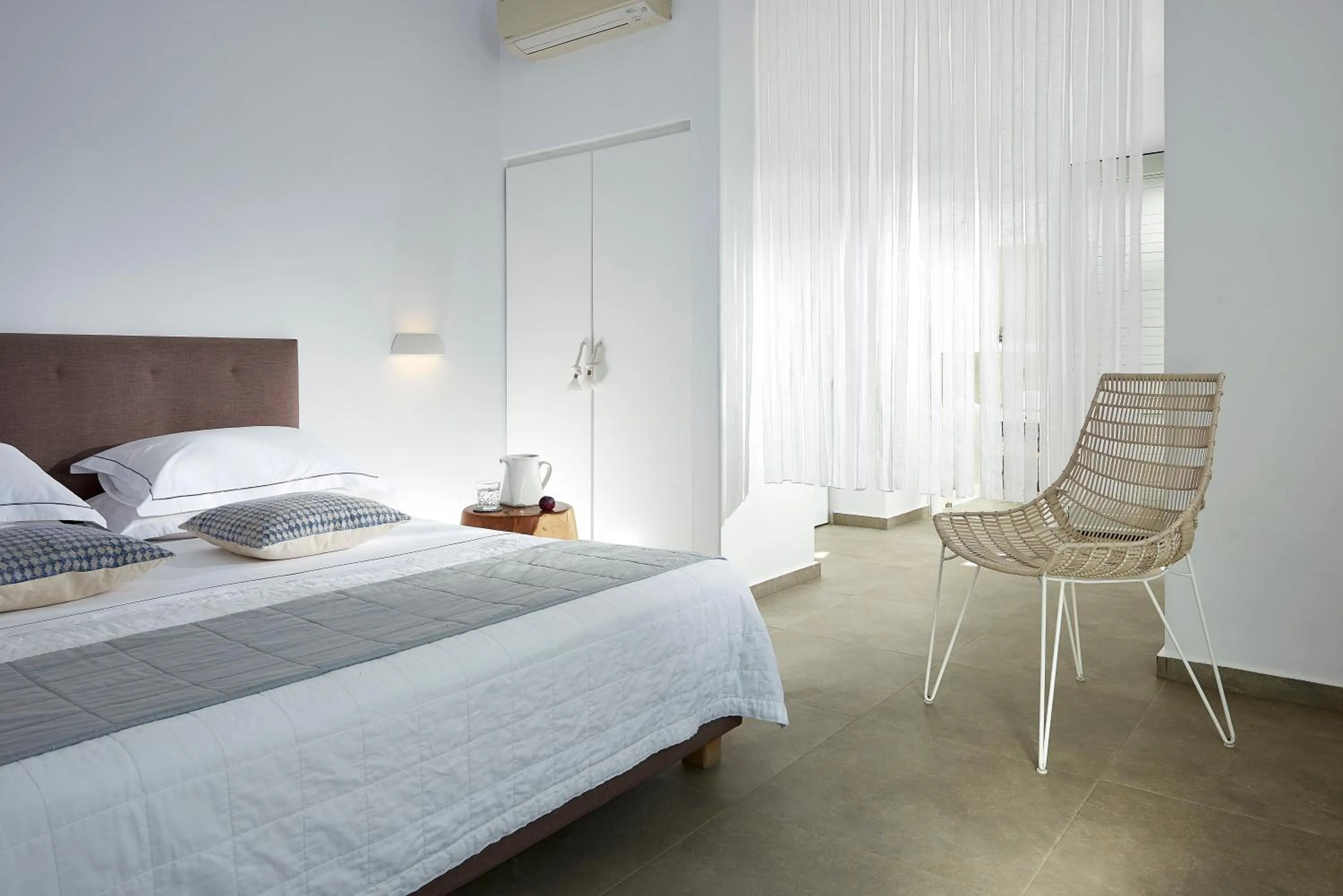 Bedroom, Bed in Santa Maria Luxury Suites & Spa
