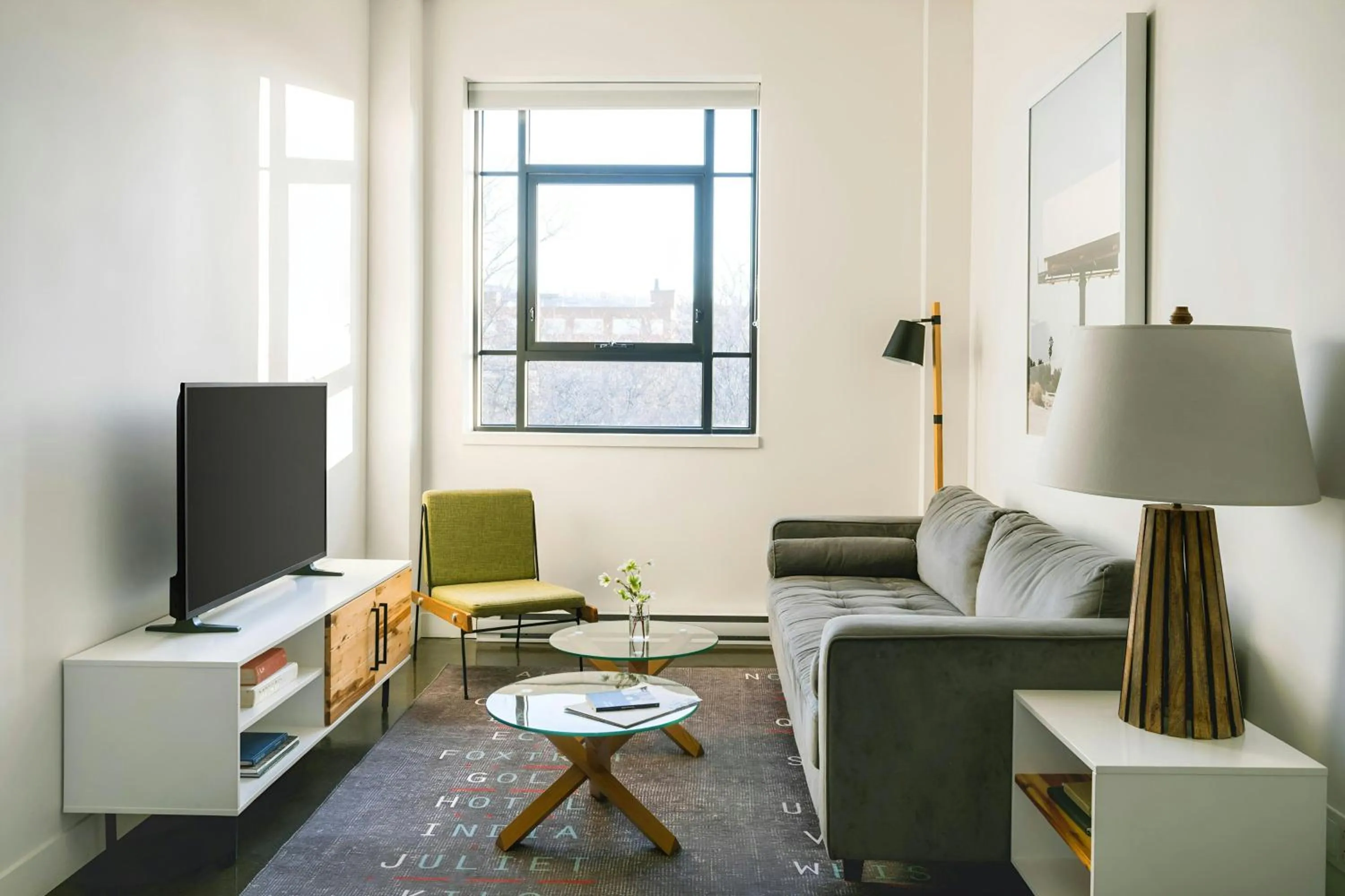 Living room in Sonder by Marriott Bonvoy Le Guerin Apartments Le Plateau-Mont-Royal