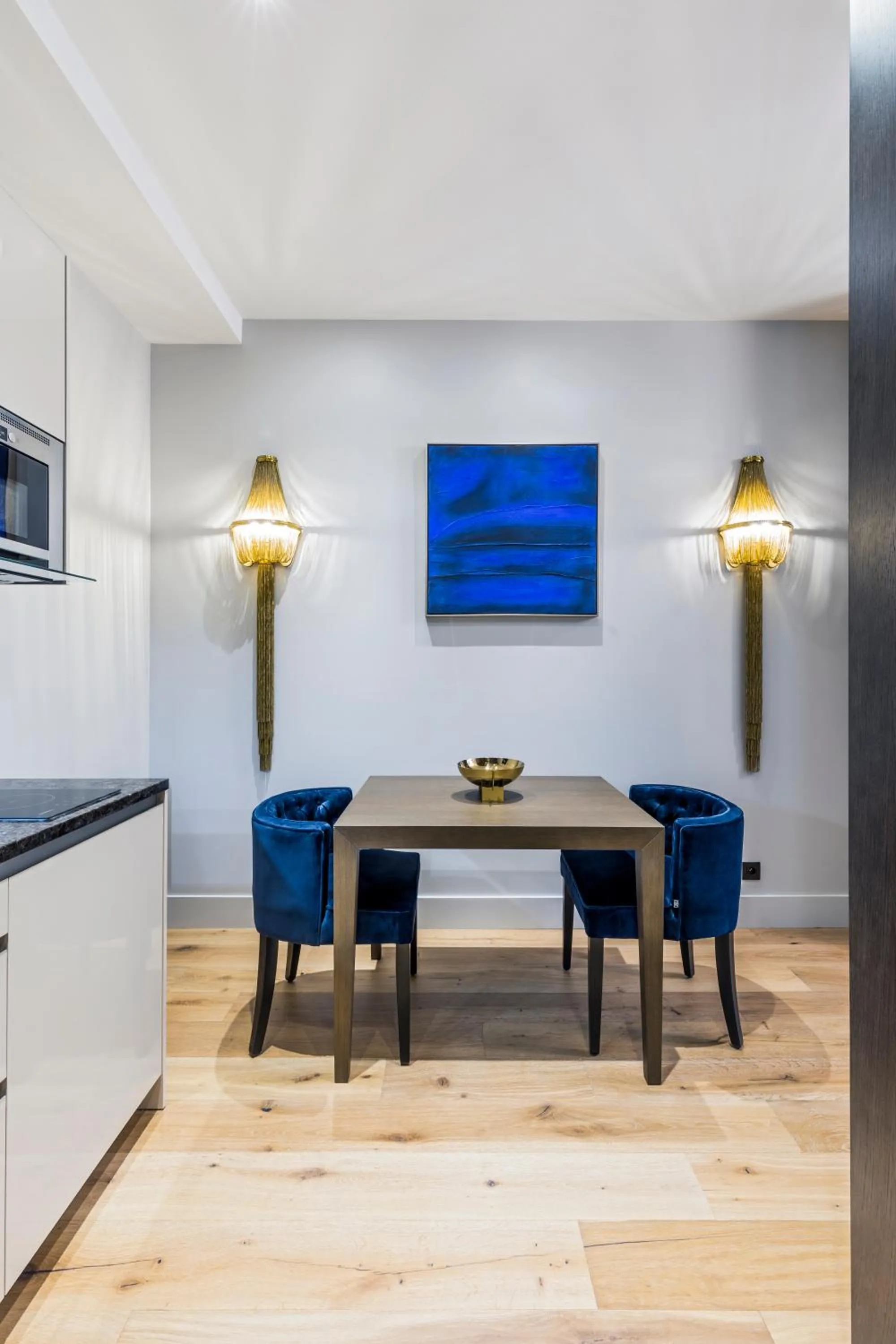 Dining area in Luxury Apartment Paris Louvre II