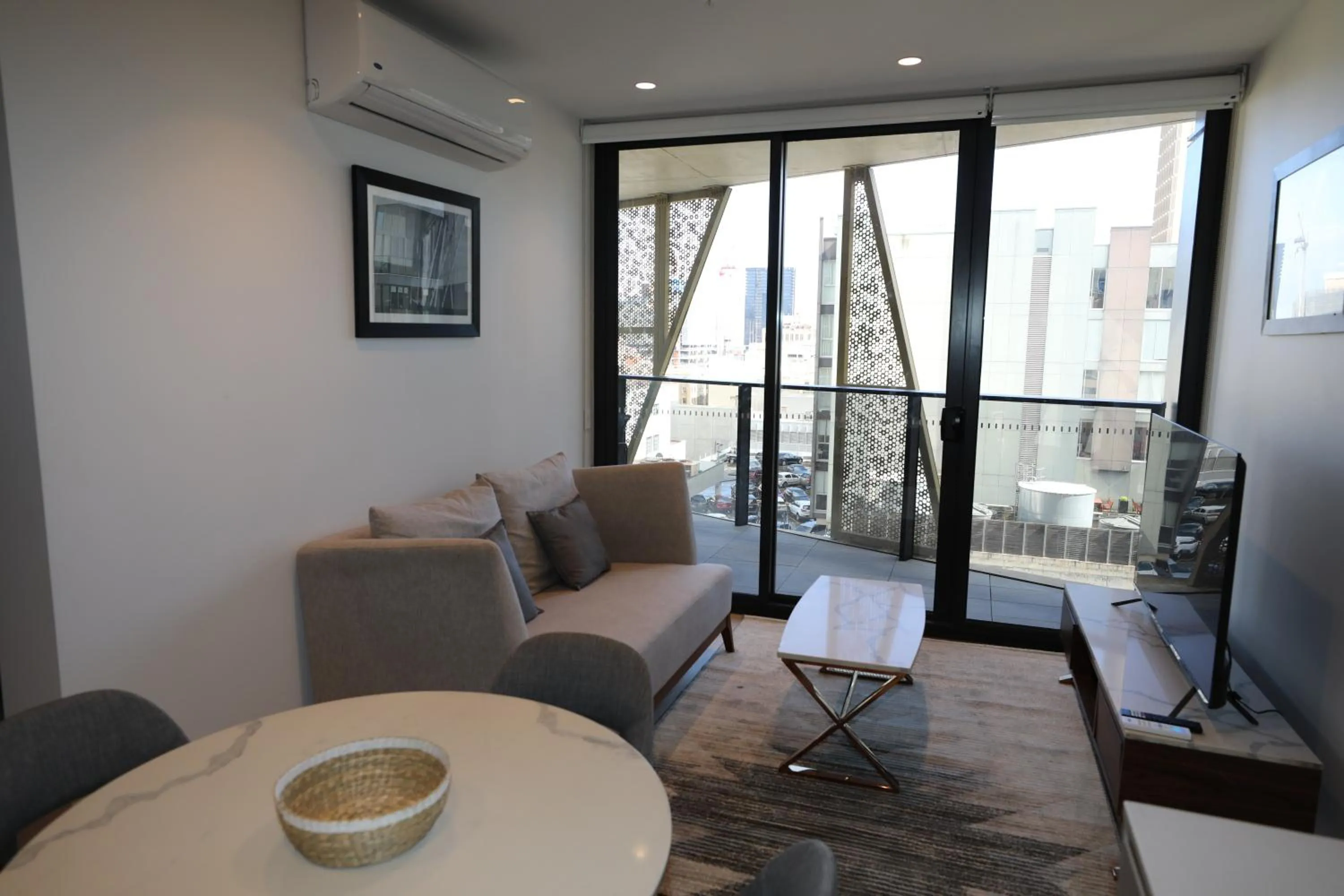 Balcony/Terrace in Realm Apartments by CLLIX