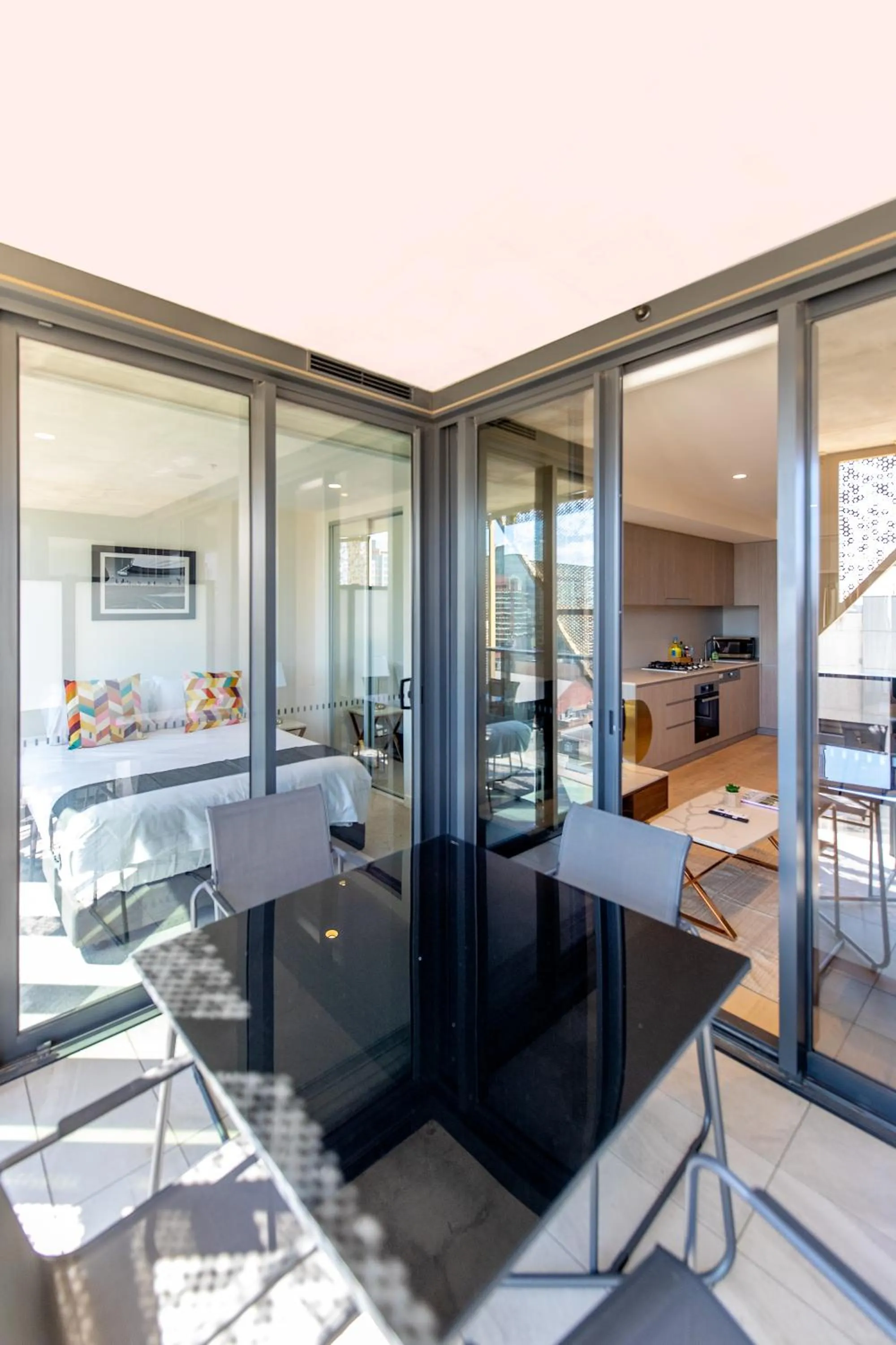 Balcony/Terrace in Realm Apartments by CLLIX