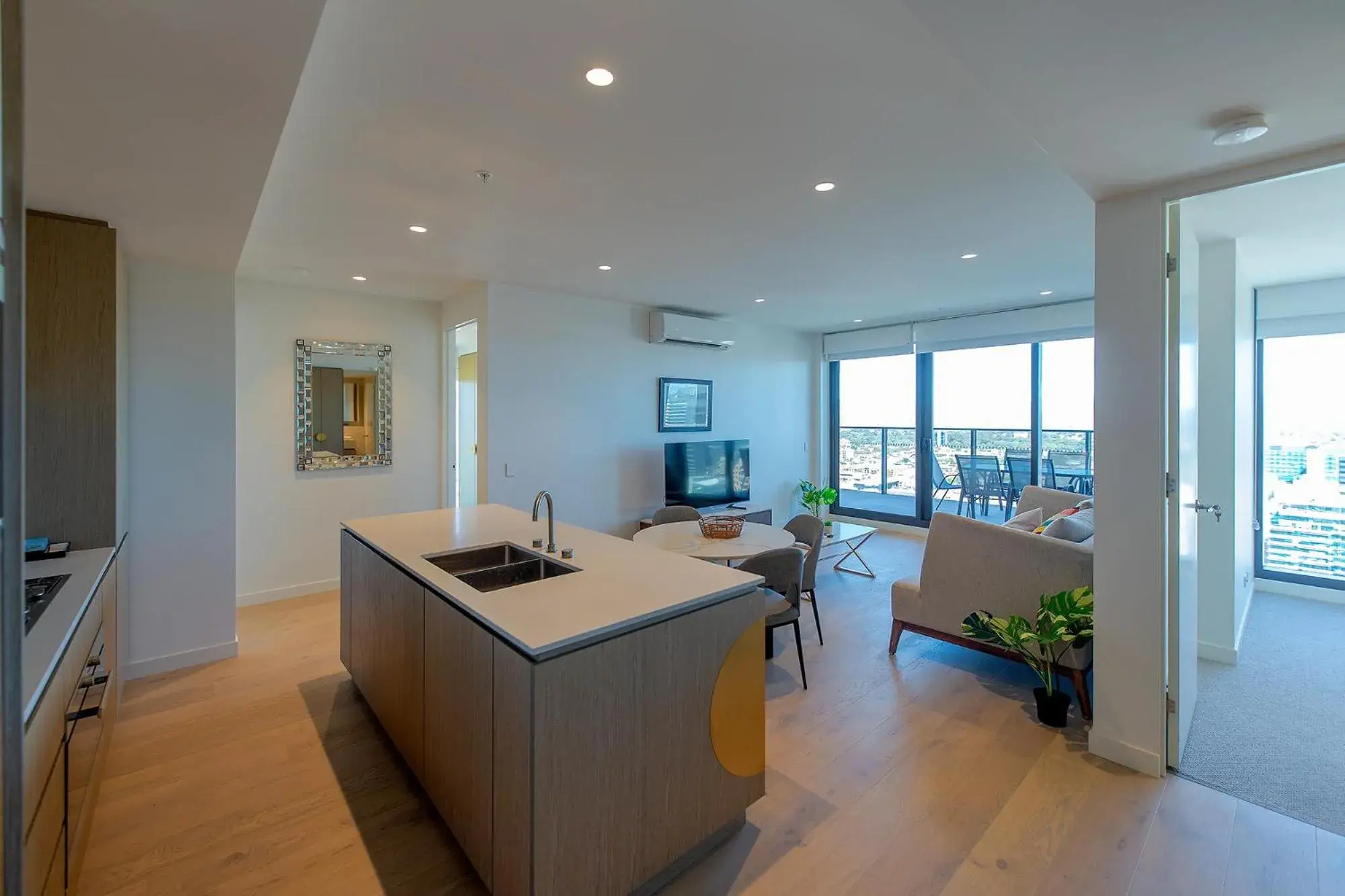 Three-Bedroom, Two-Bathroom Apartment in Realm Apartments by CLLIX Three-Bedroom, Two-Bathroom Apartment in Realm Apartments by CLLIX