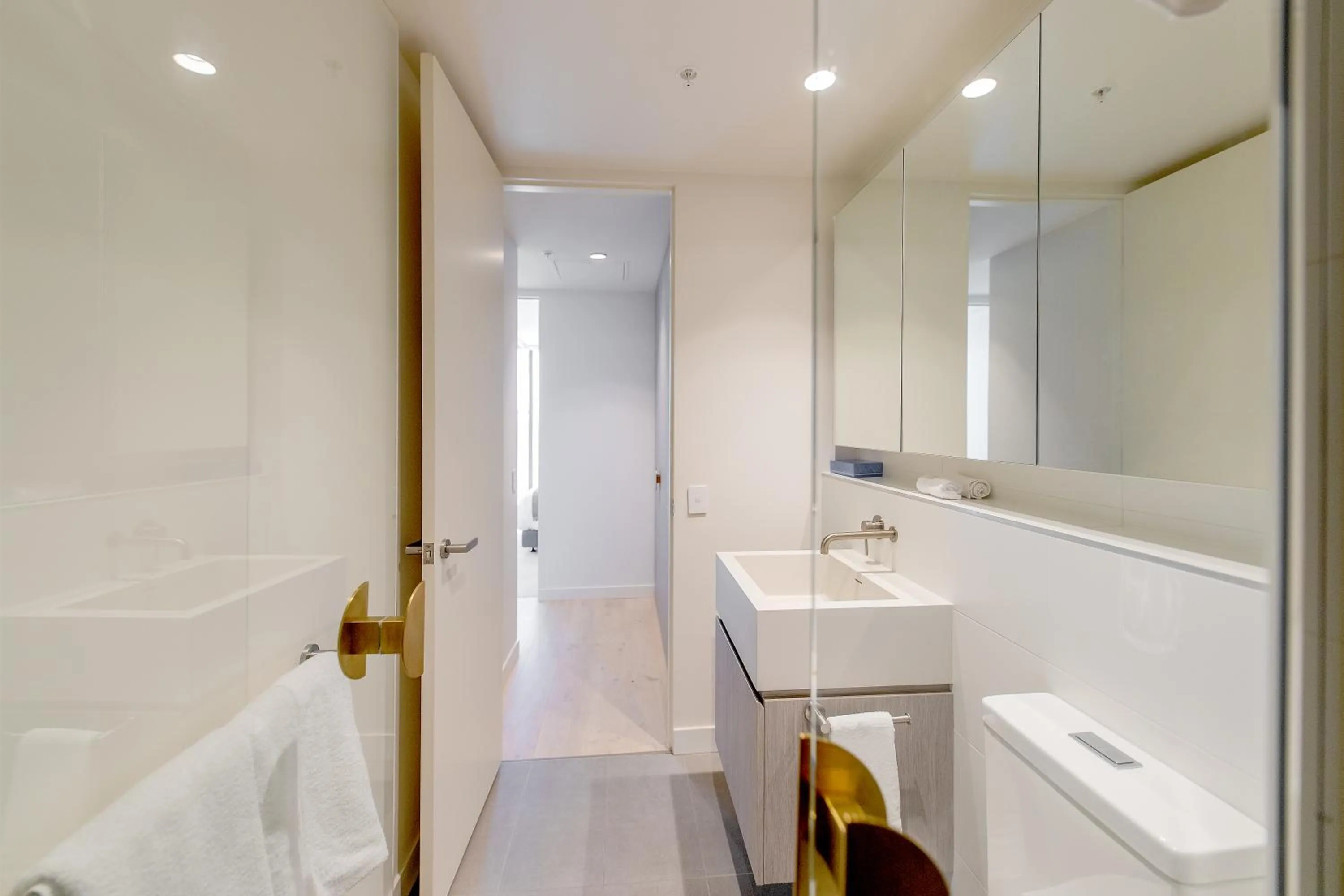 Shower in Realm Apartments by CLLIX