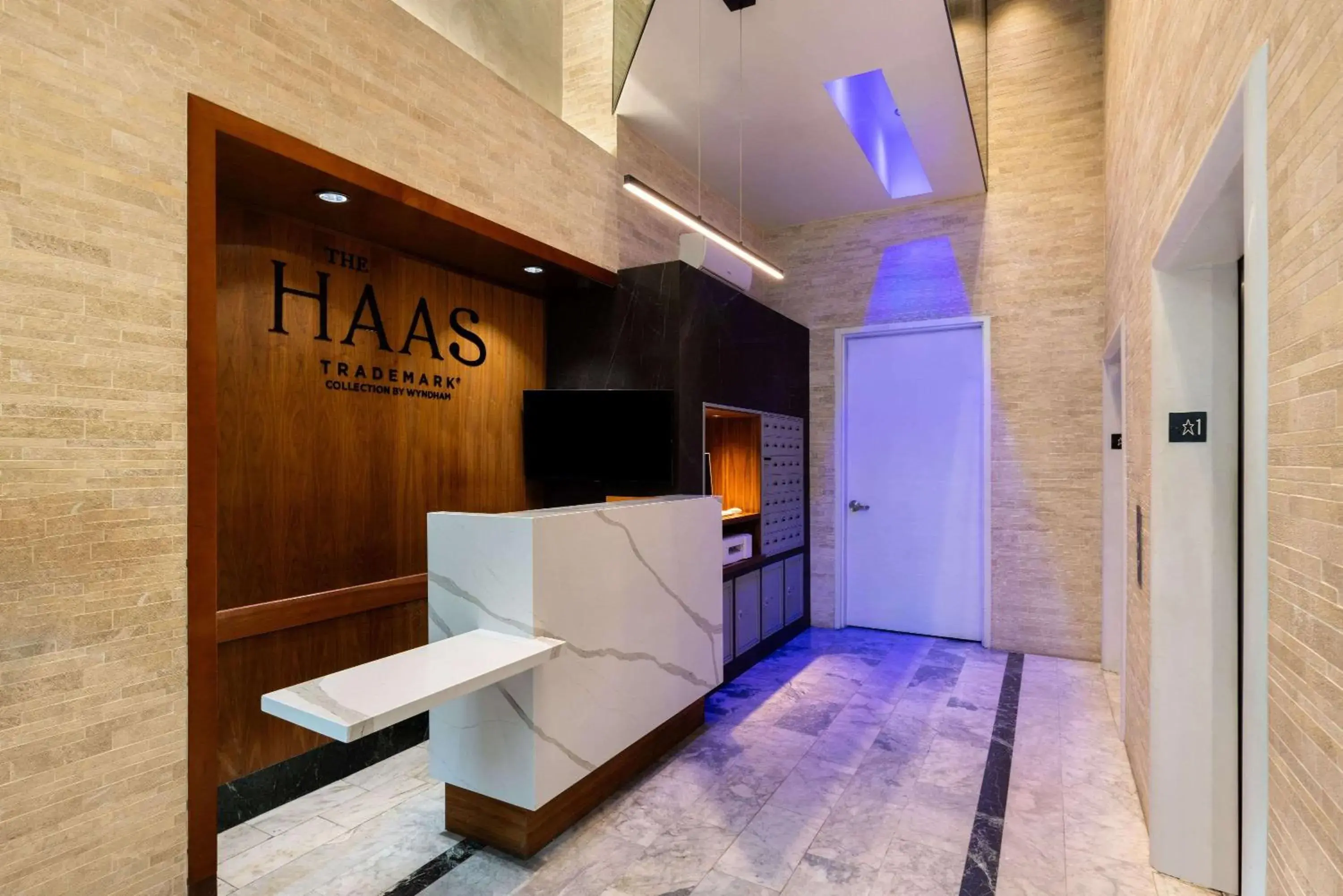 Lobby or reception in The Haas, Trademark Collection by Wyndham Lobby or reception in The Haas, Trademark Collection by Wyndham
