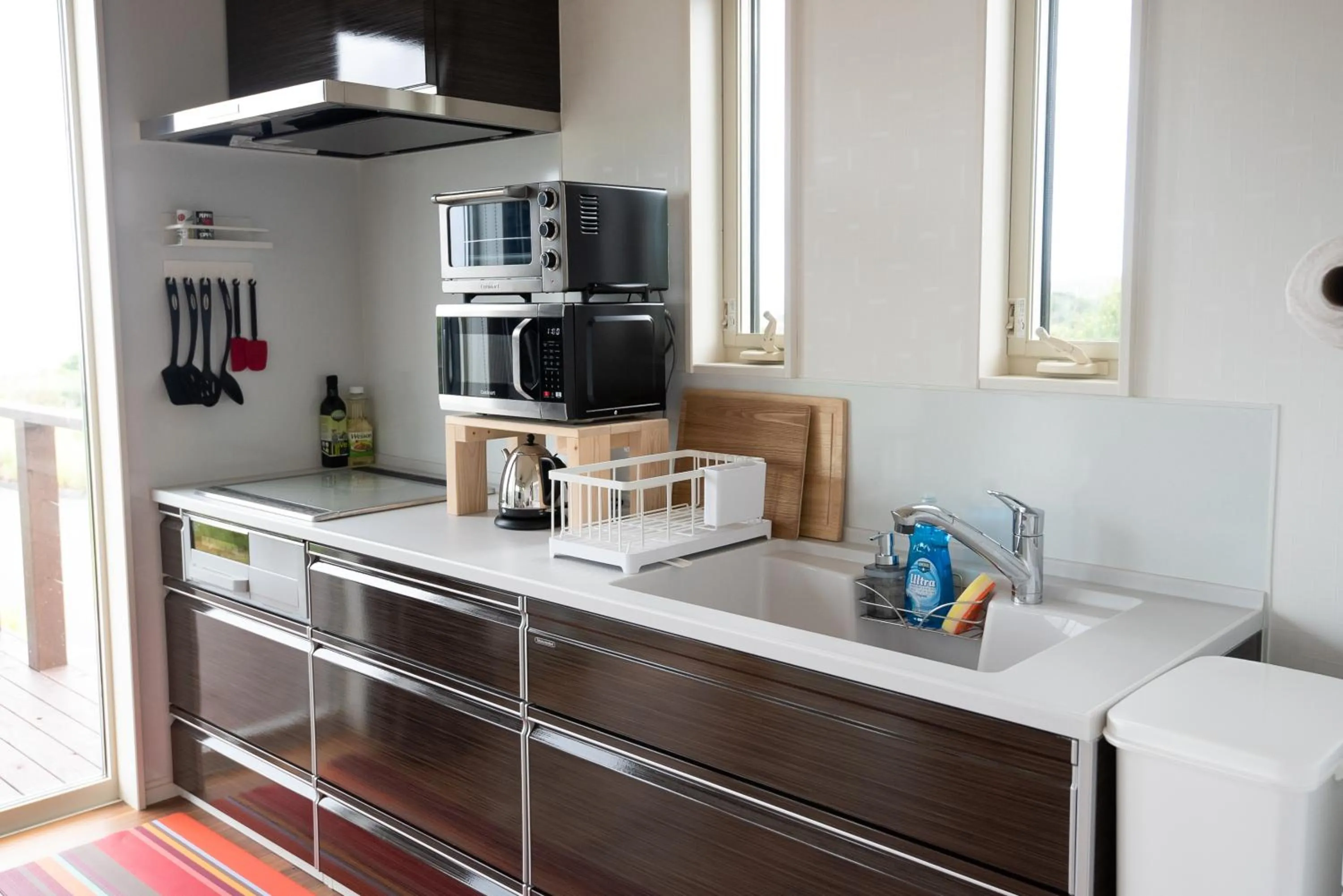 Kitchen or kitchenette in MAKAI green