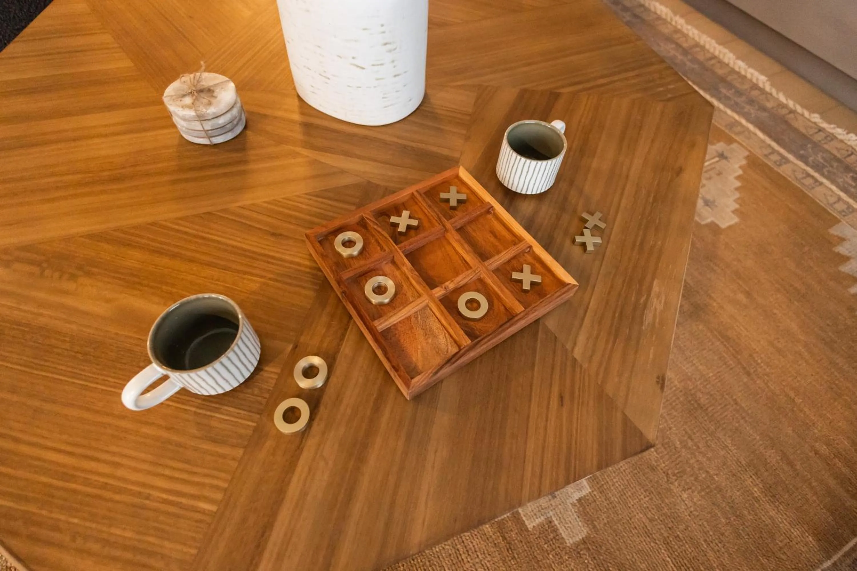 Seating area in Wonderstone at Glacier