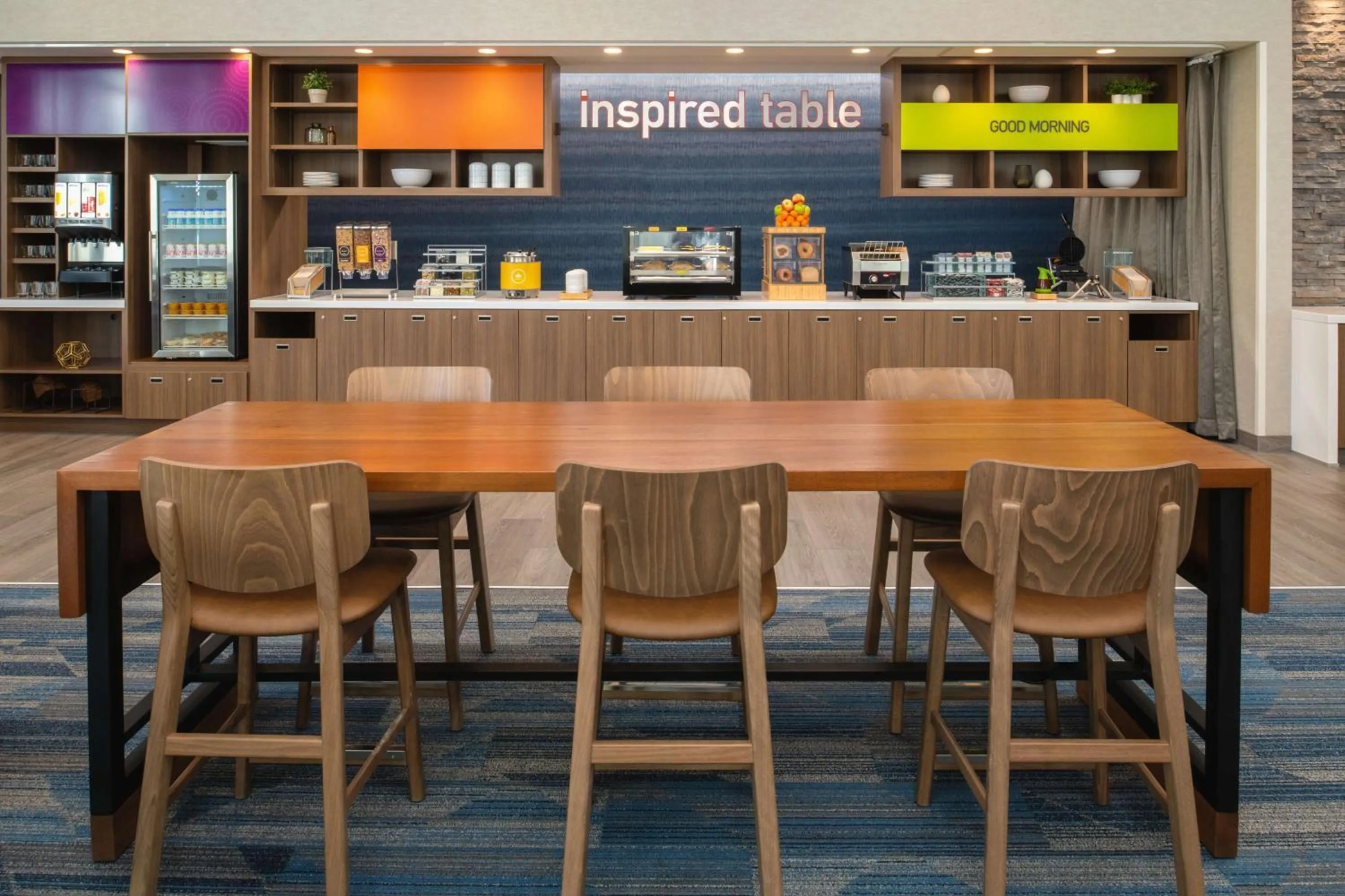 Breakfast in Home2 Suites By Hilton Boise Downtown