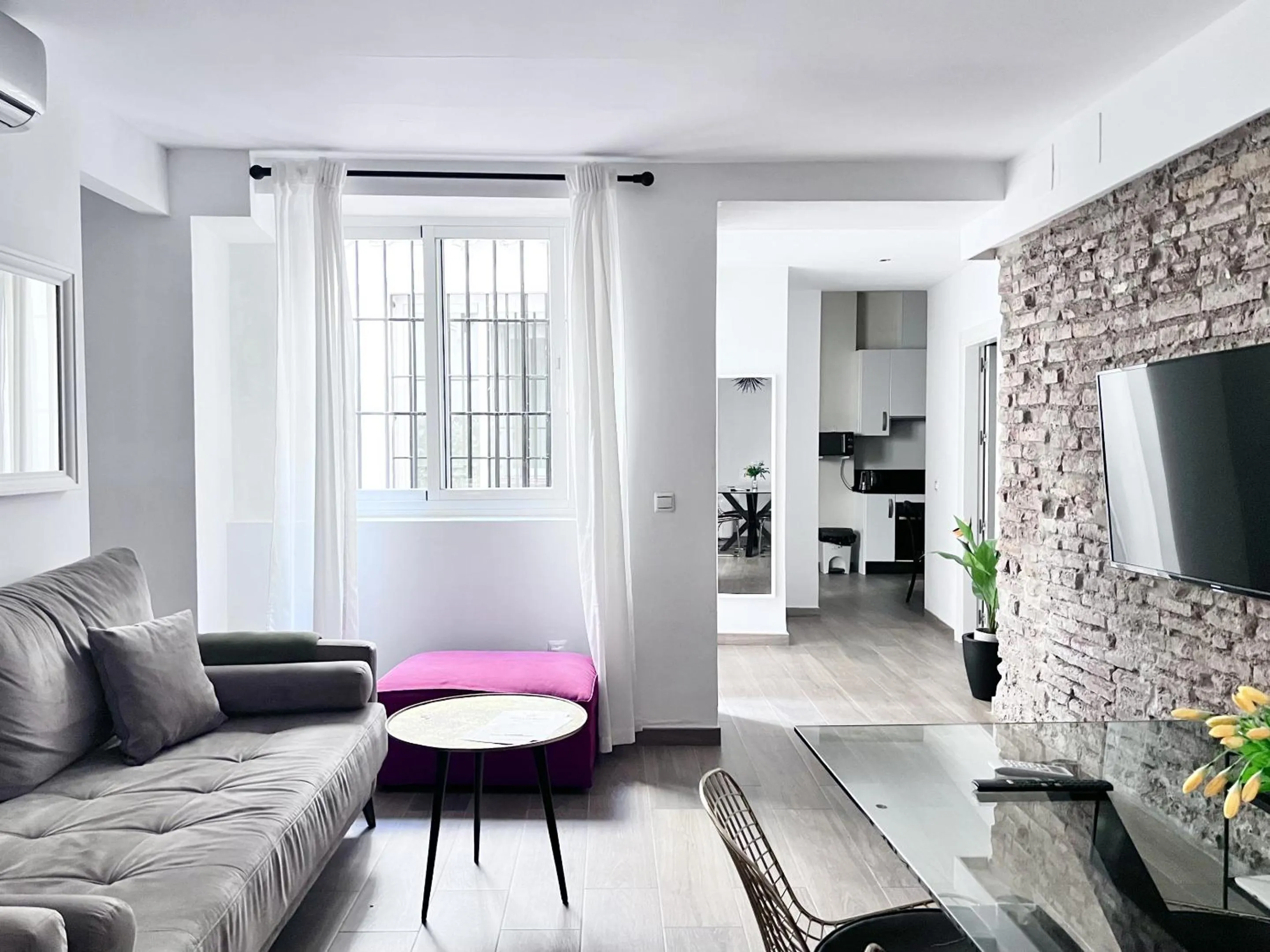 Living room in Suites La Merced