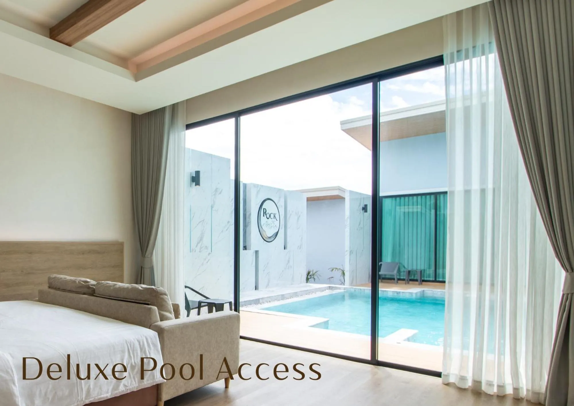 Pool view in Rock Resort Ratchaburi