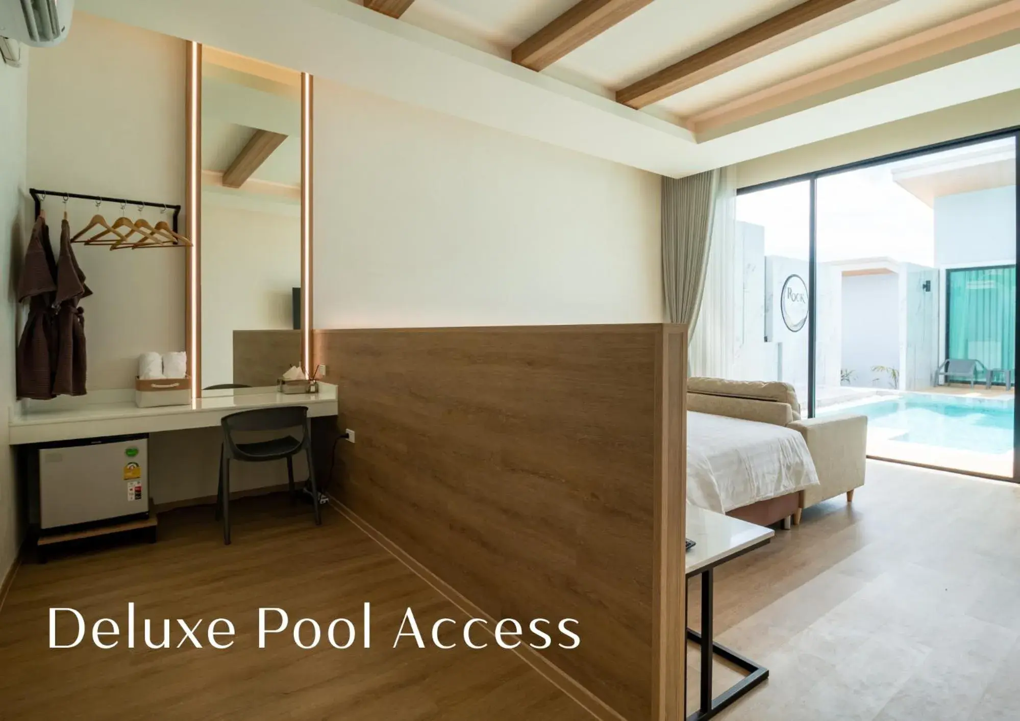 Double Room with Pool View in Rock Resort Ratchaburi Double Room with Pool View in Rock Resort Ratchaburi