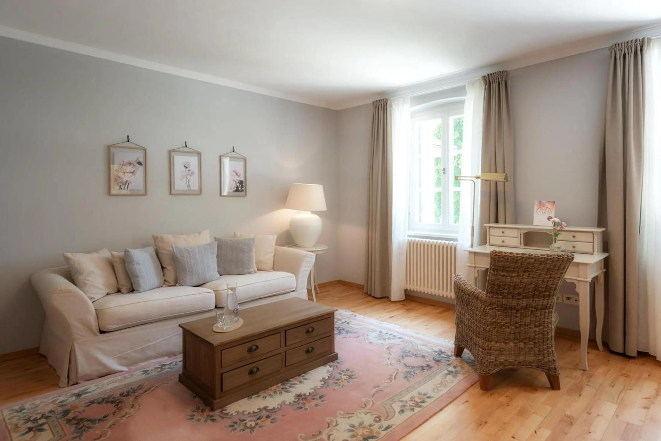 Living room in Biohotel Schlossgut Oberambach