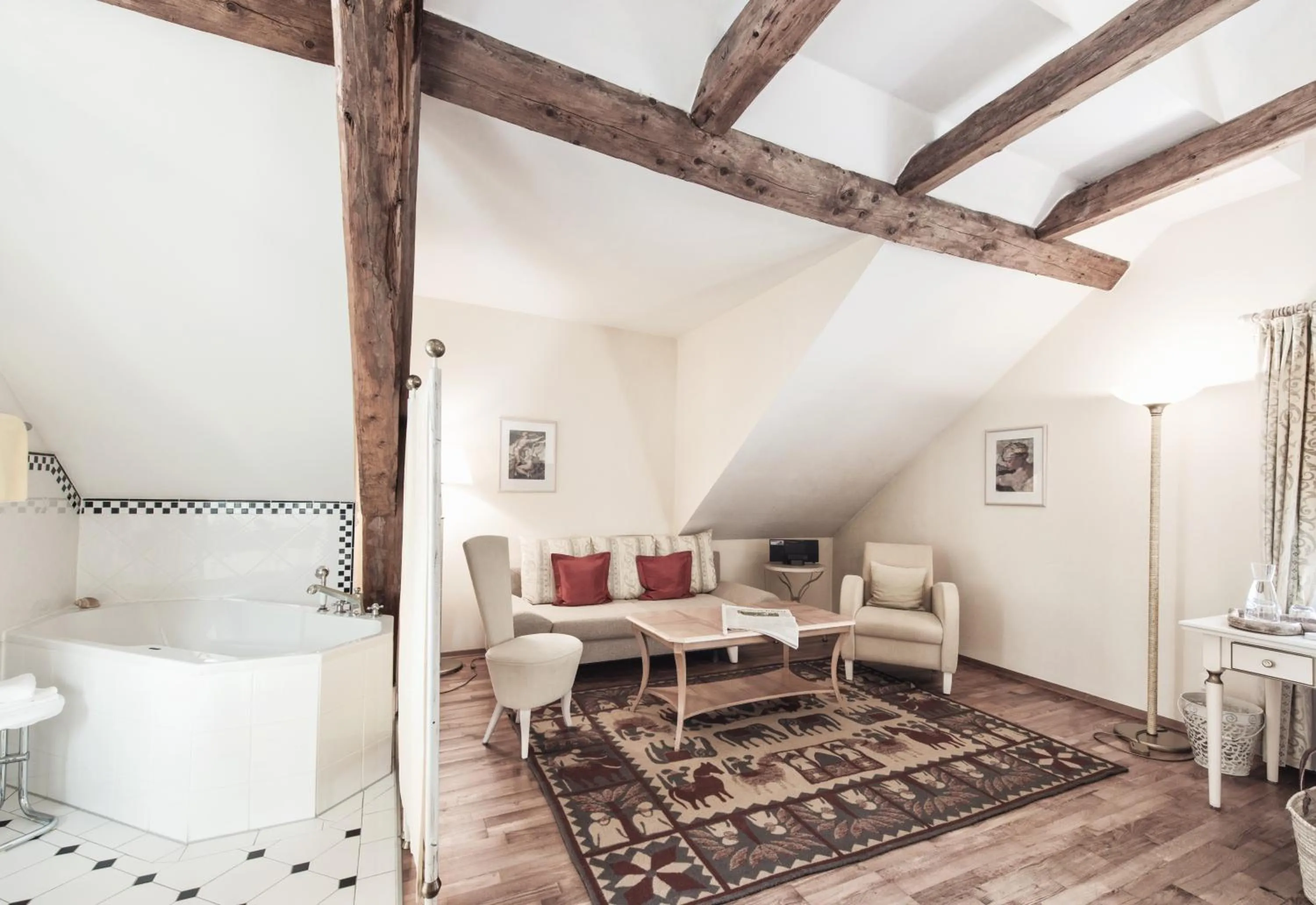 Bathroom in Biohotel Schlossgut Oberambach