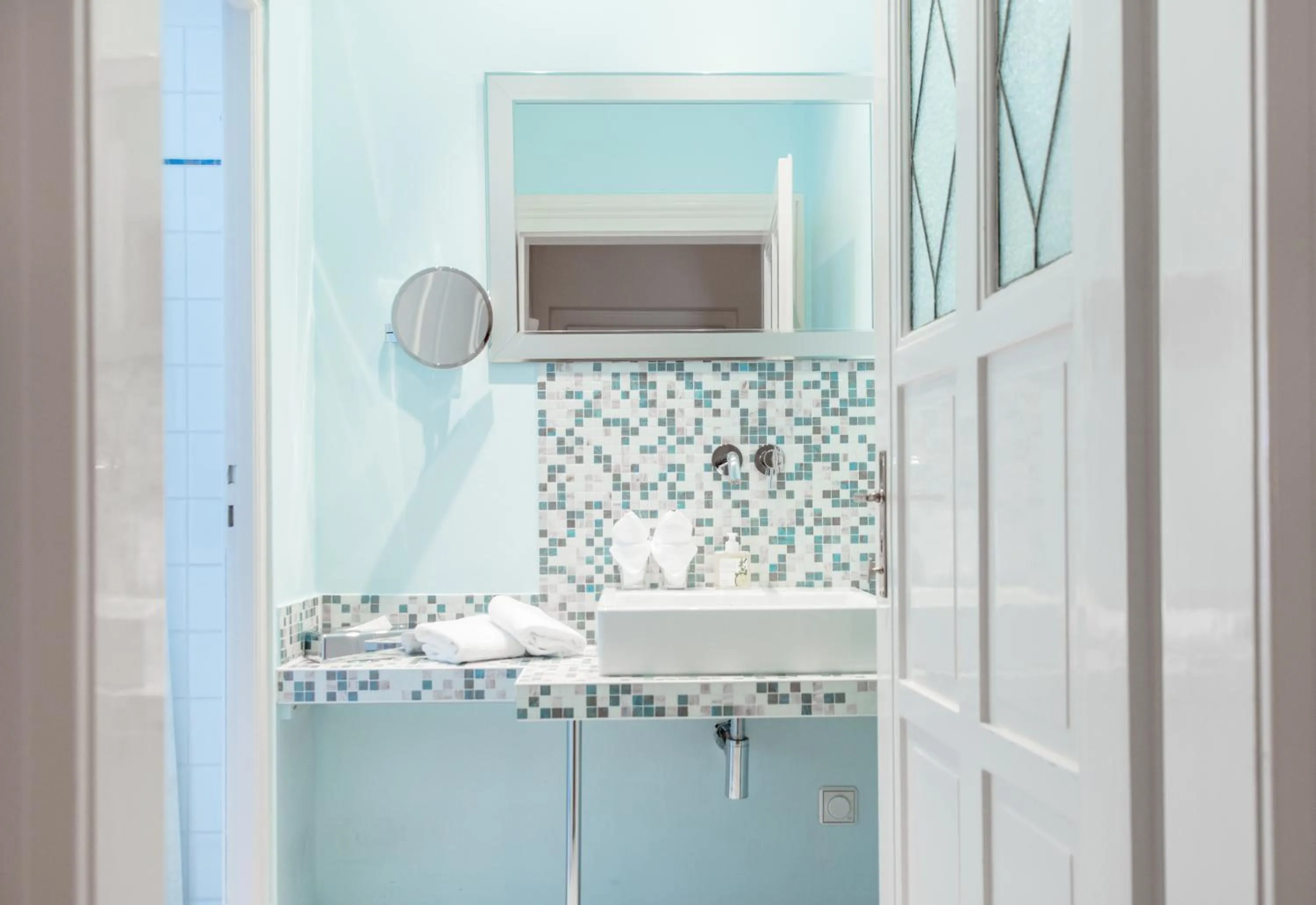 Bathroom in Biohotel Schlossgut Oberambach