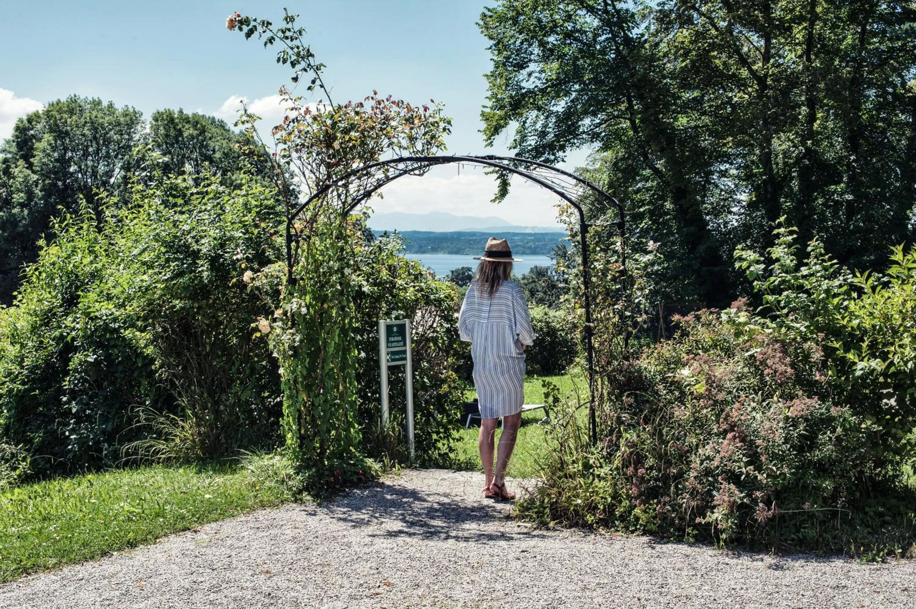 Garden in Biohotel Schlossgut Oberambach