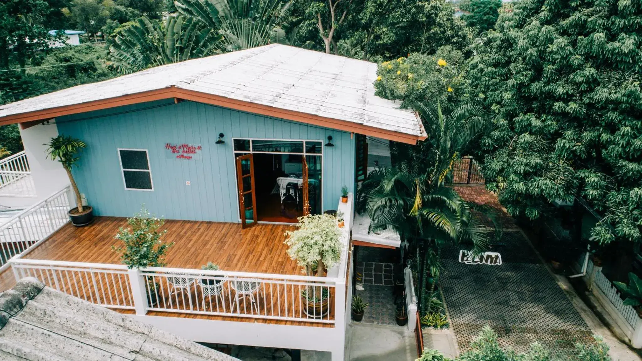 Bird's eye view in Banya BnB ที่พักบ้านย่าบีแอนด์บี เมืองประจวบฯ Bird's eye view in Banya BnB ที่พักบ้านย่าบีแอนด์บี เมืองประจวบฯ