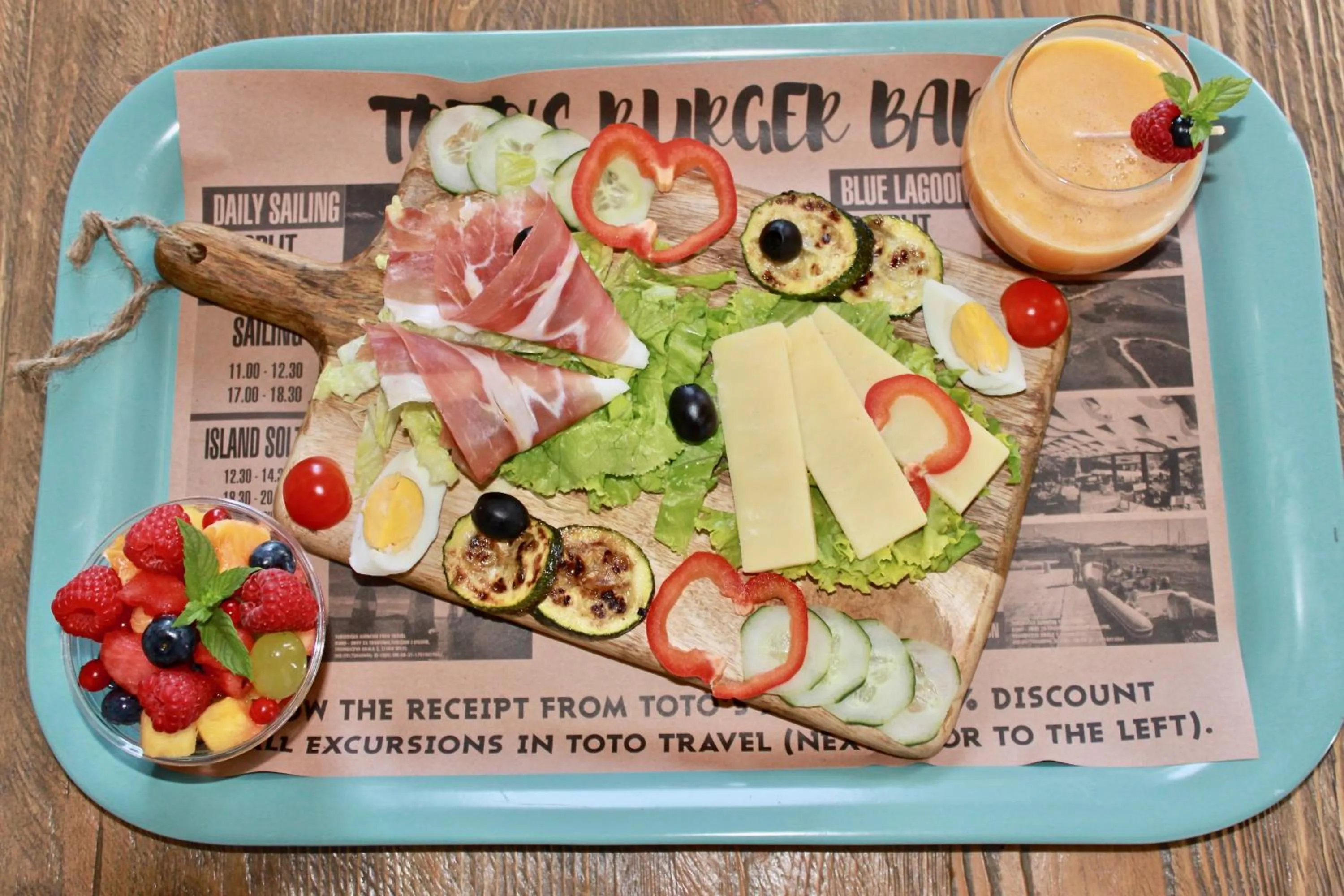 Breakfast in Historic Plaza Varos Split