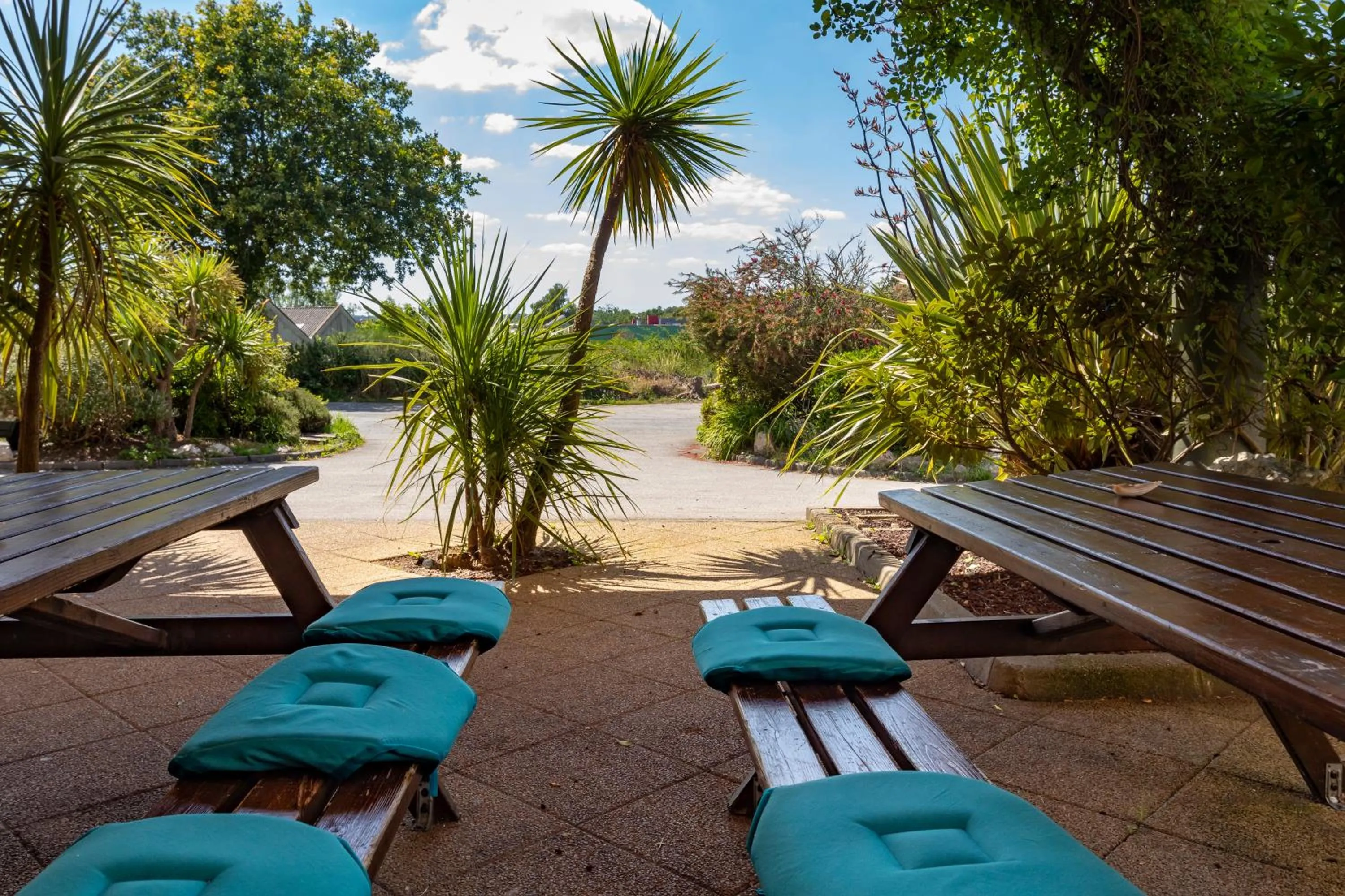 Balcony/Terrace in hotelF1 Lorient