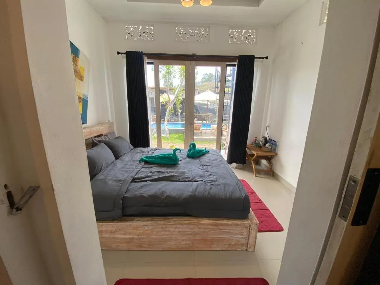 Twin Room with Mountain View in Batur Homestay and Lodge Twin Room with Mountain View in Batur Homestay and Lodge