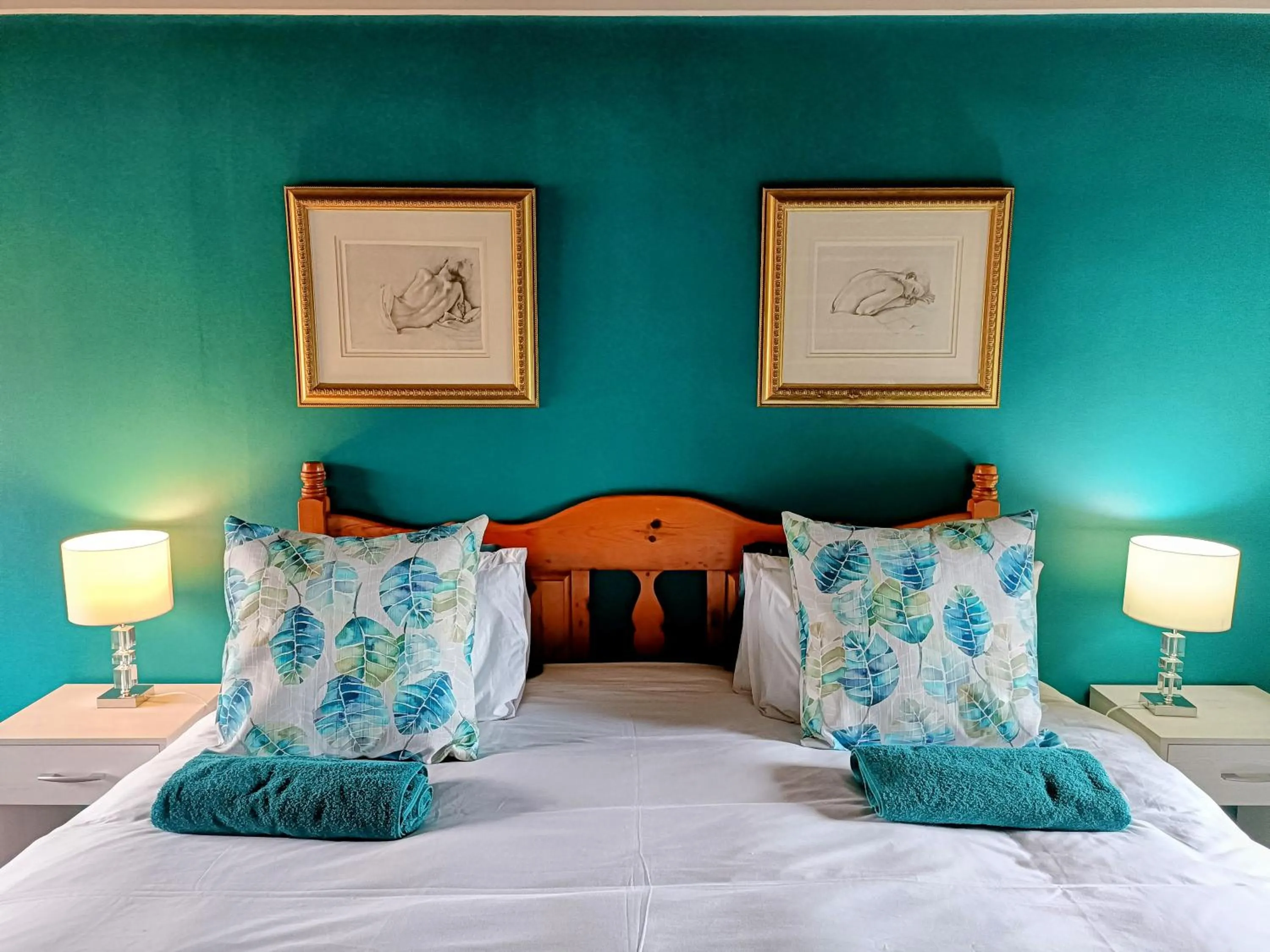 Bedroom, Bed in Sedgefield Lodge