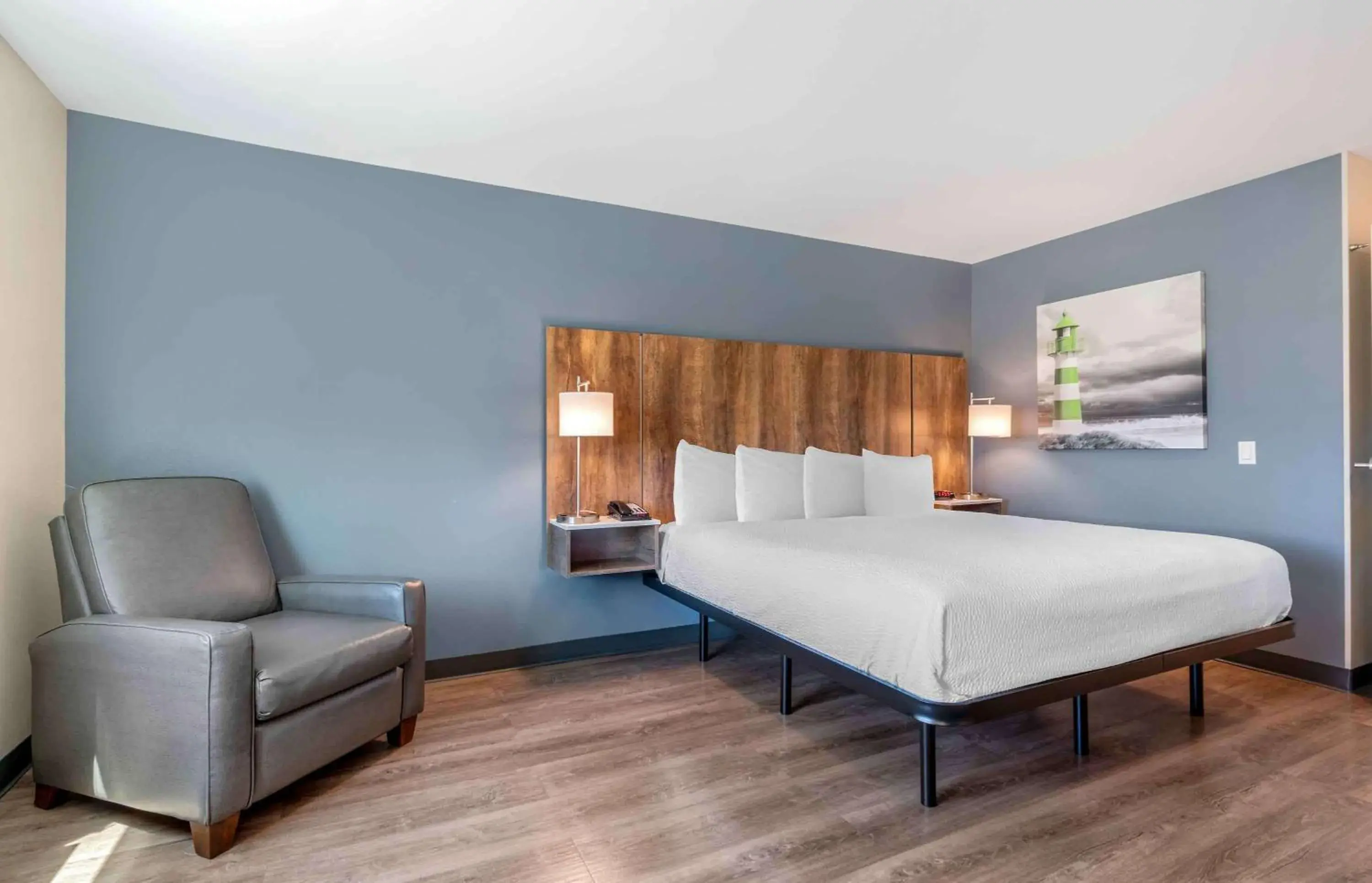 Bedroom, Bed in Extended Stay America Premiere Suites - Ukiah Bedroom, Bed in Extended Stay America Premiere Suites - Ukiah