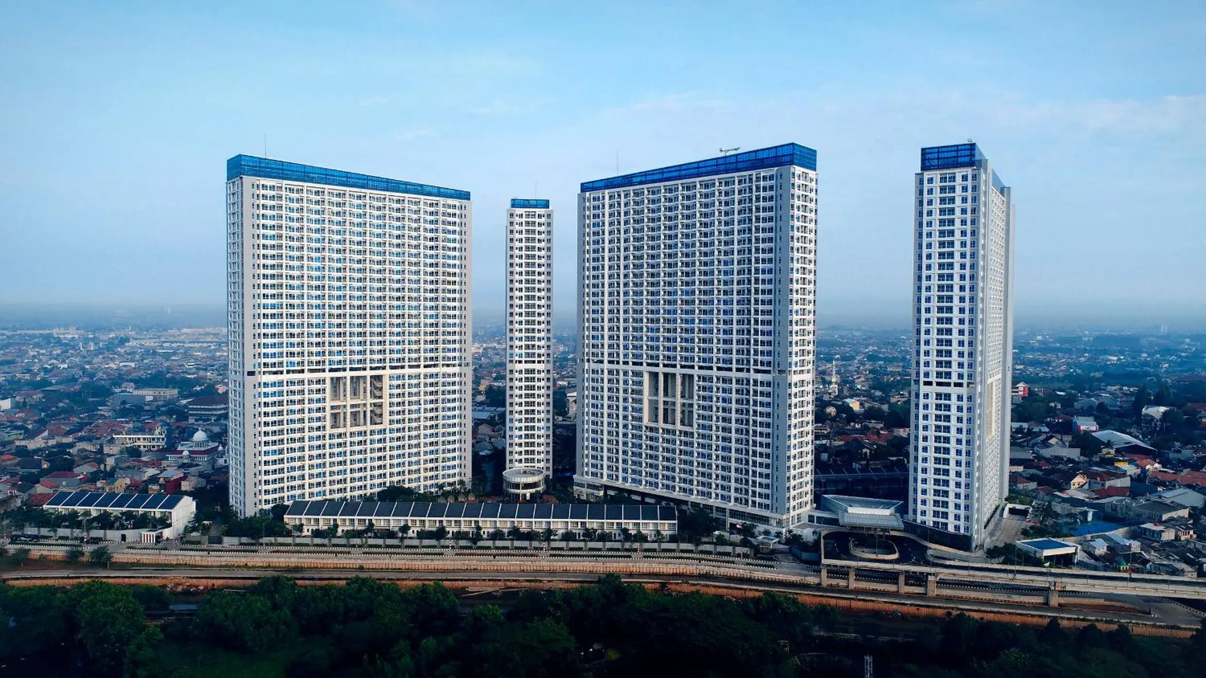Bird's eye view in Harris Suites Puri Mansion Bird's eye view in Harris Suites Puri Mansion