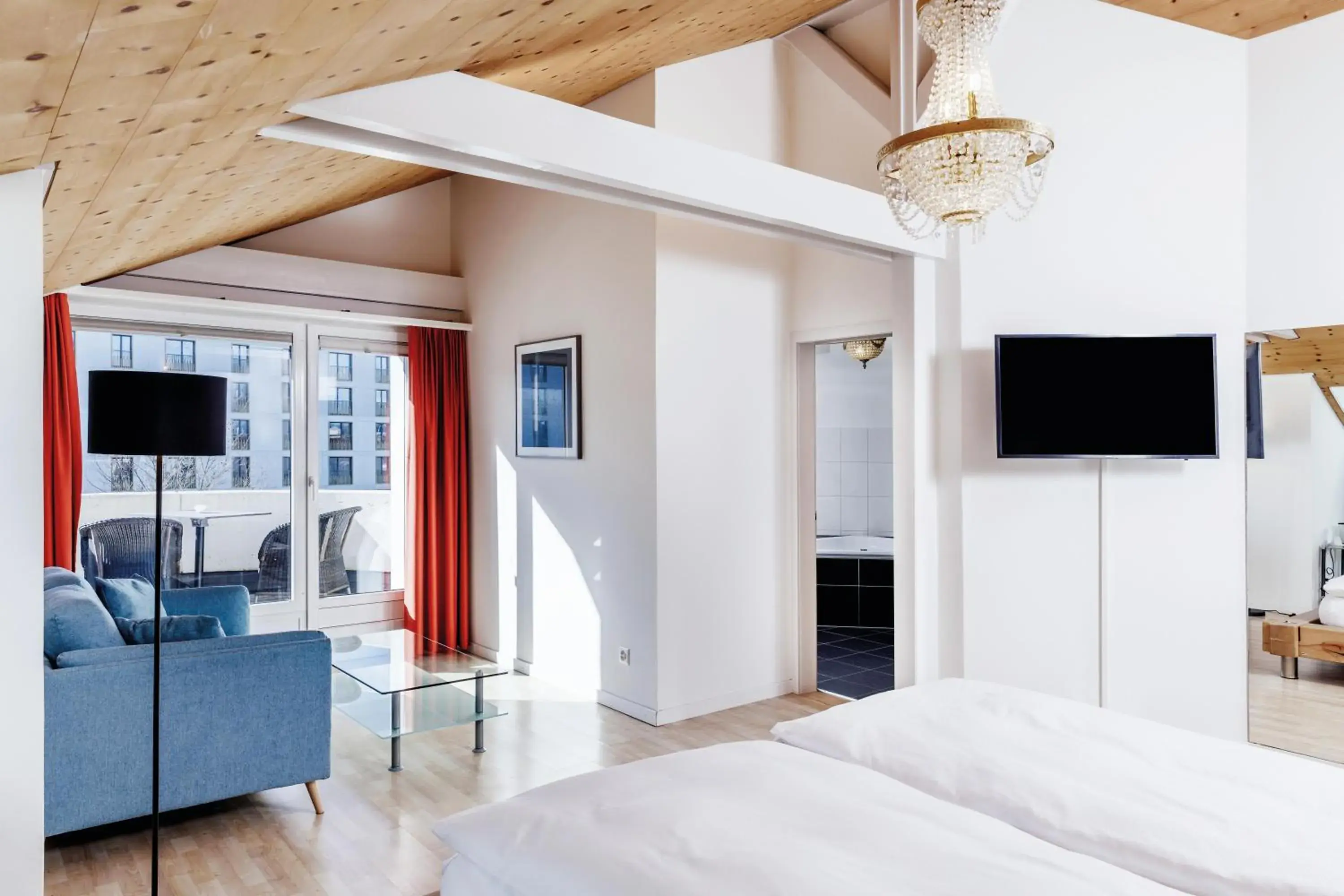 Bed in Sorell Hotel Sonnental Dübendorf Bed in Sorell Hotel Sonnental Dübendorf