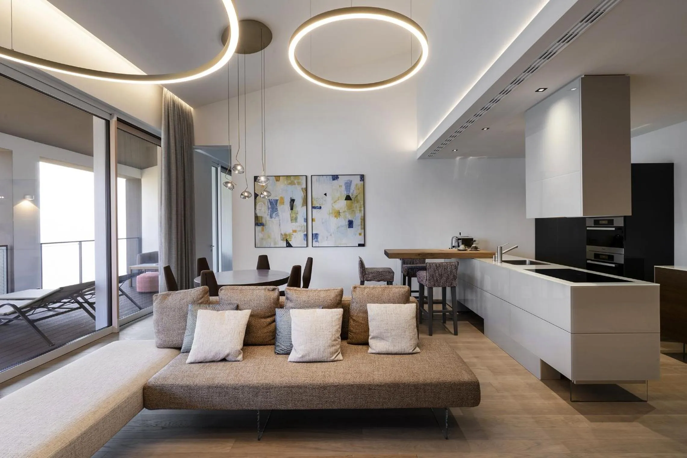 Living room in ARIA Retreat & SPA - The Leading Hotels of the World, located within Parco San Marco Resort