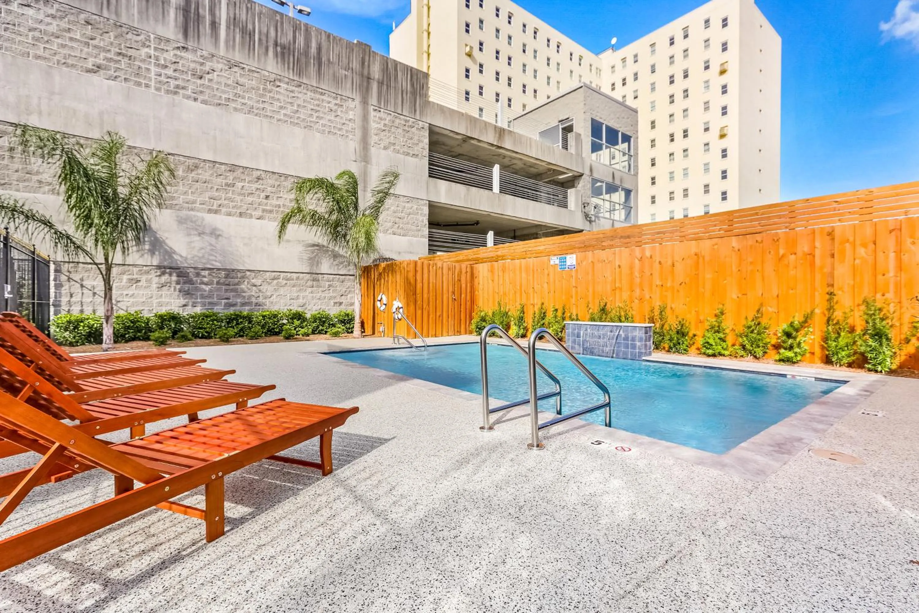 Swimming pool in Hosteeva Chic Urban Retreat w Pool Steps to St Charles Ave and Near Bourbon St