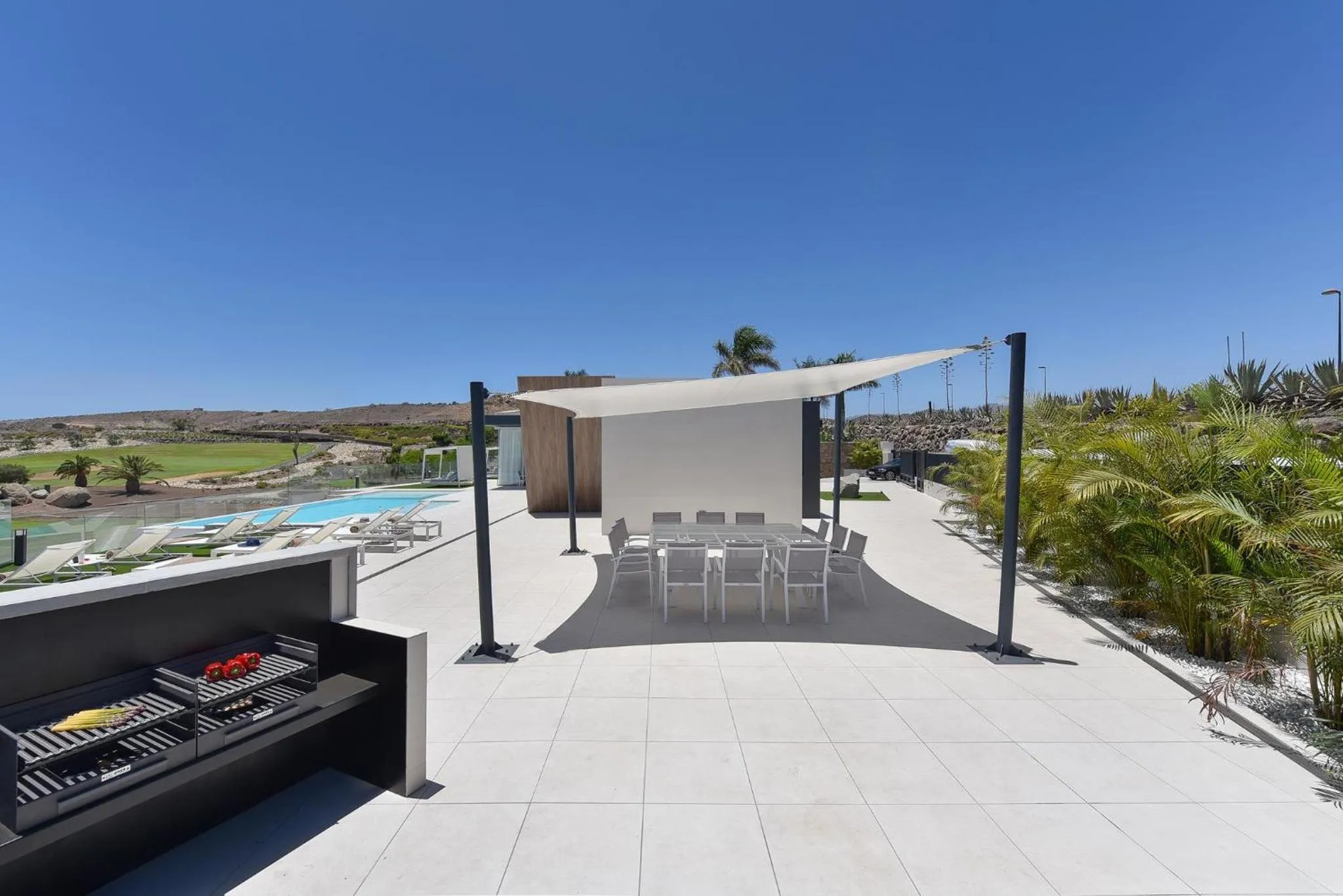 Patio in Salobre Sunset Villa V&L Salobre by VillaGranCanaria