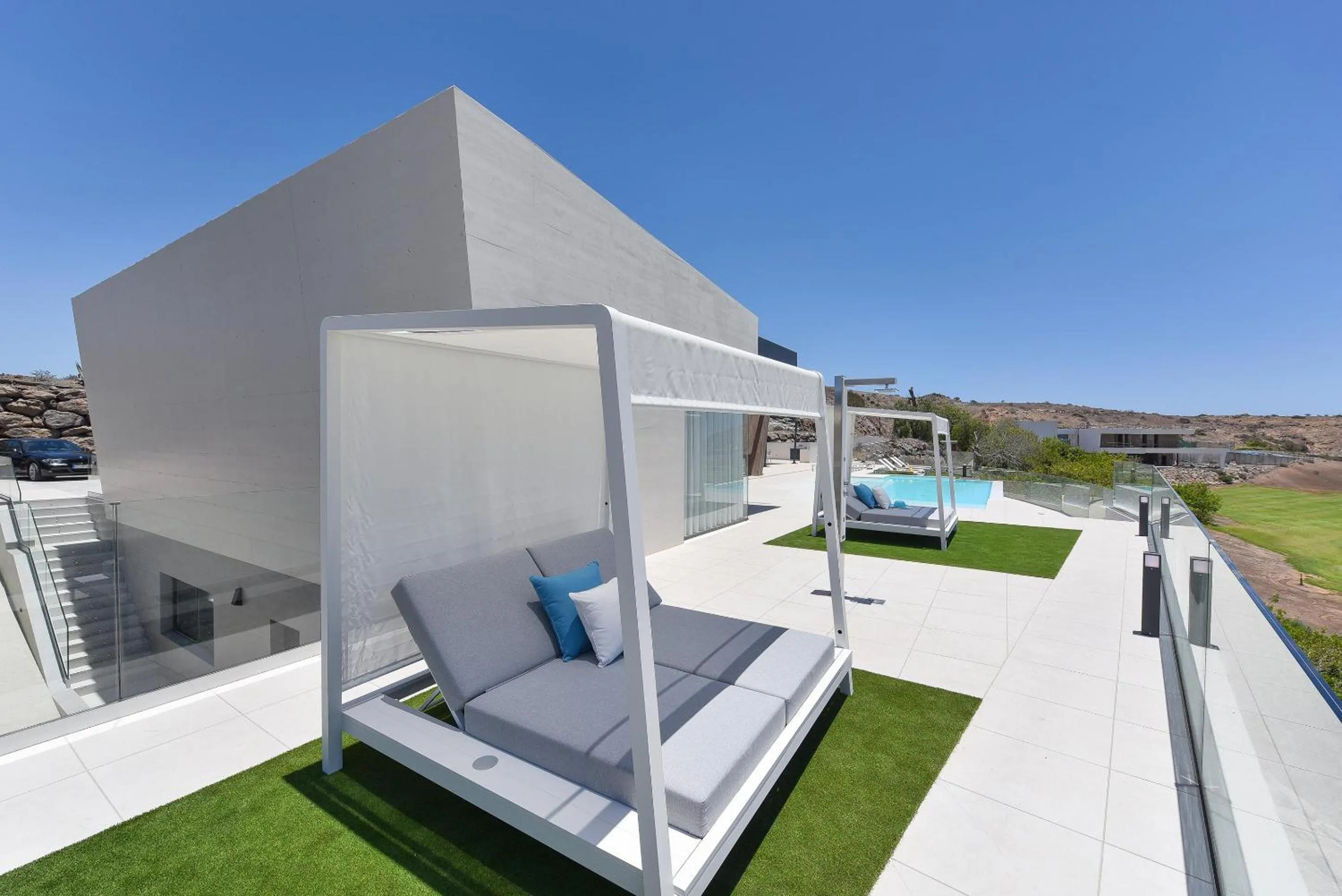 Balcony/Terrace in Salobre Sunset Villa V&L Salobre by VillaGranCanaria