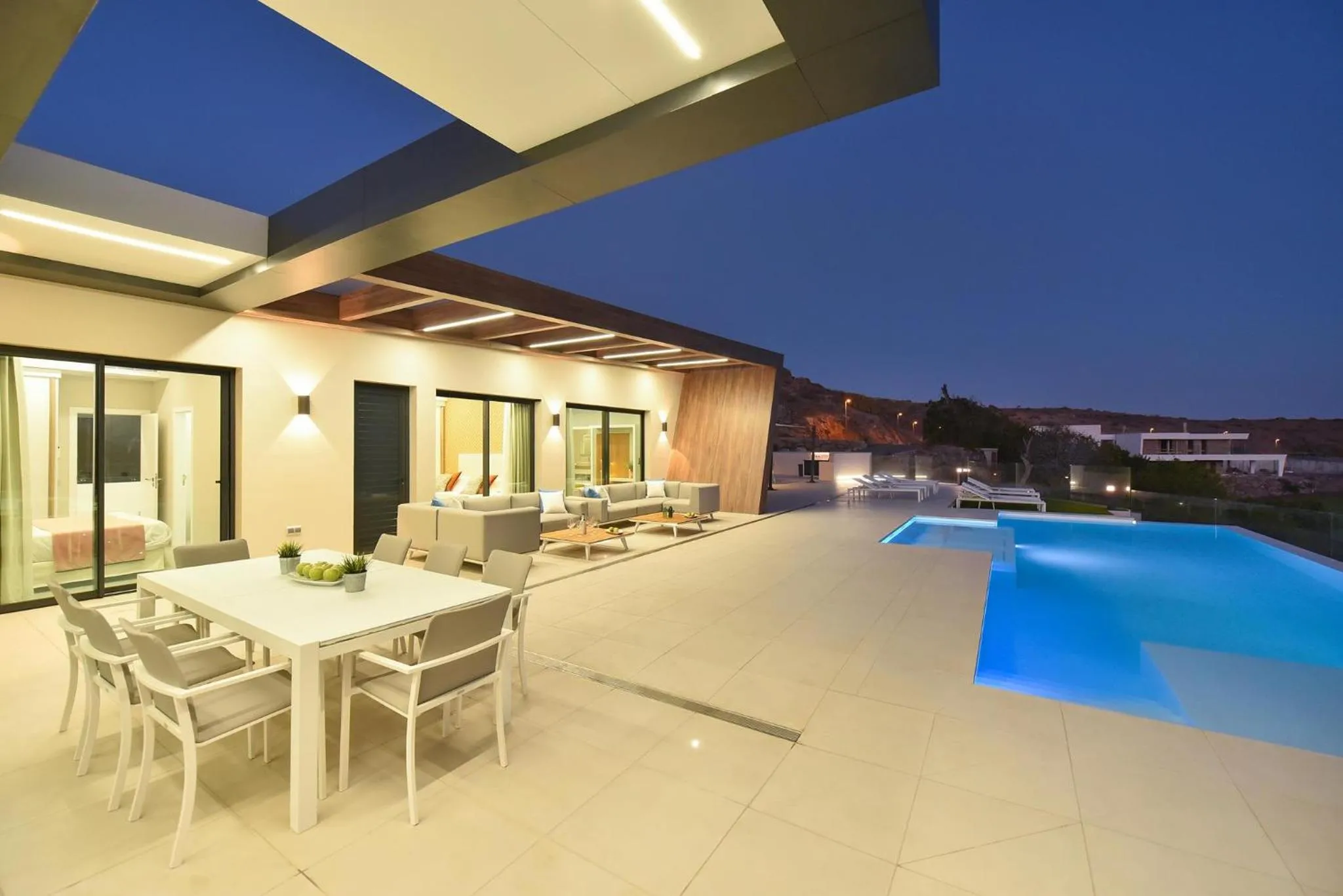 Patio in Salobre Sunset Villa V&L Salobre by VillaGranCanaria