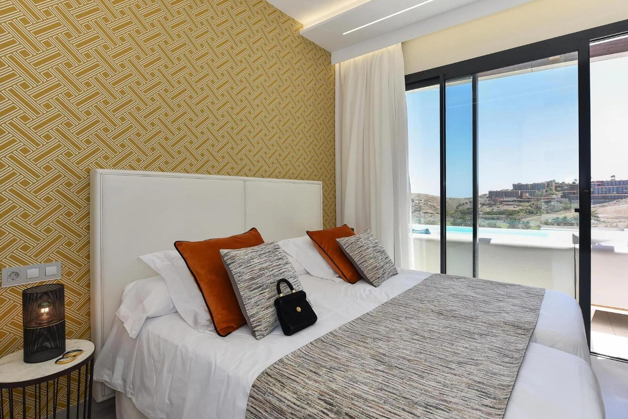 Bedroom, Bed in Salobre Sunset Villa V&L Salobre by VillaGranCanaria