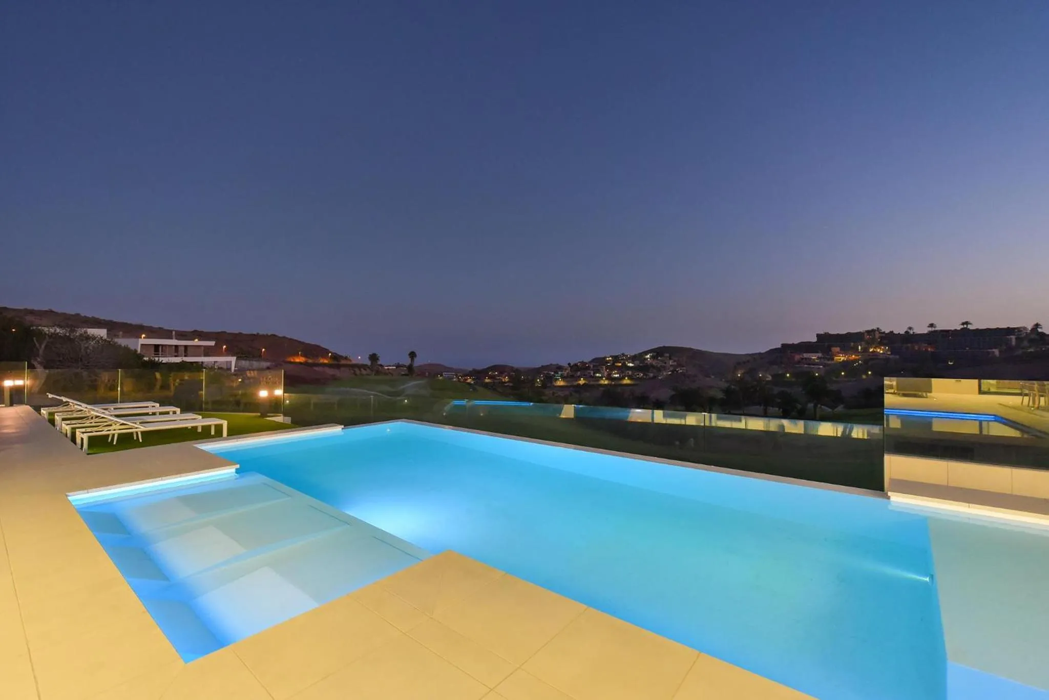 Mountain view in Salobre Sunset Villa V&L Salobre by VillaGranCanaria