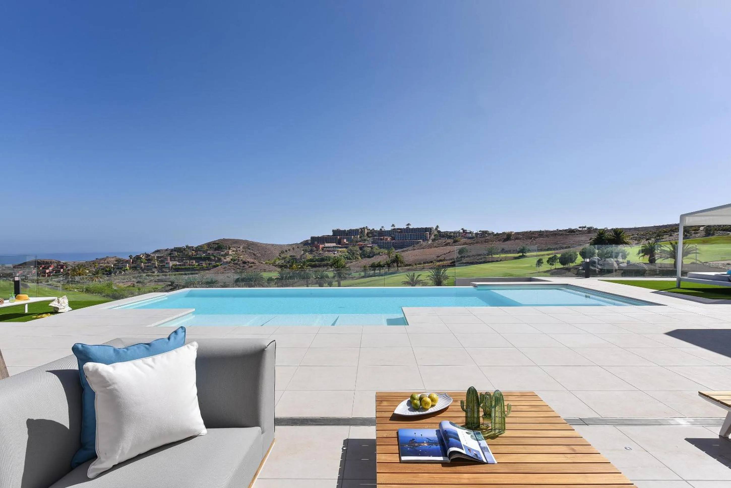 Balcony/Terrace in Salobre Sunset Villa V&L Salobre by VillaGranCanaria