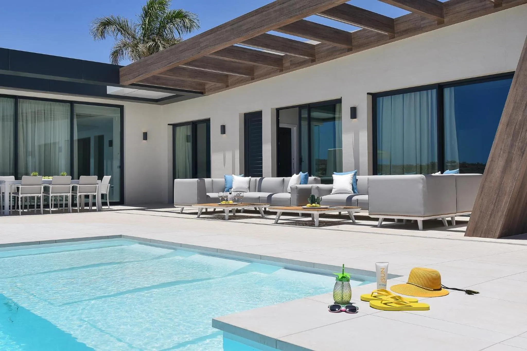 Patio in Salobre Sunset Villa V&L Salobre by VillaGranCanaria