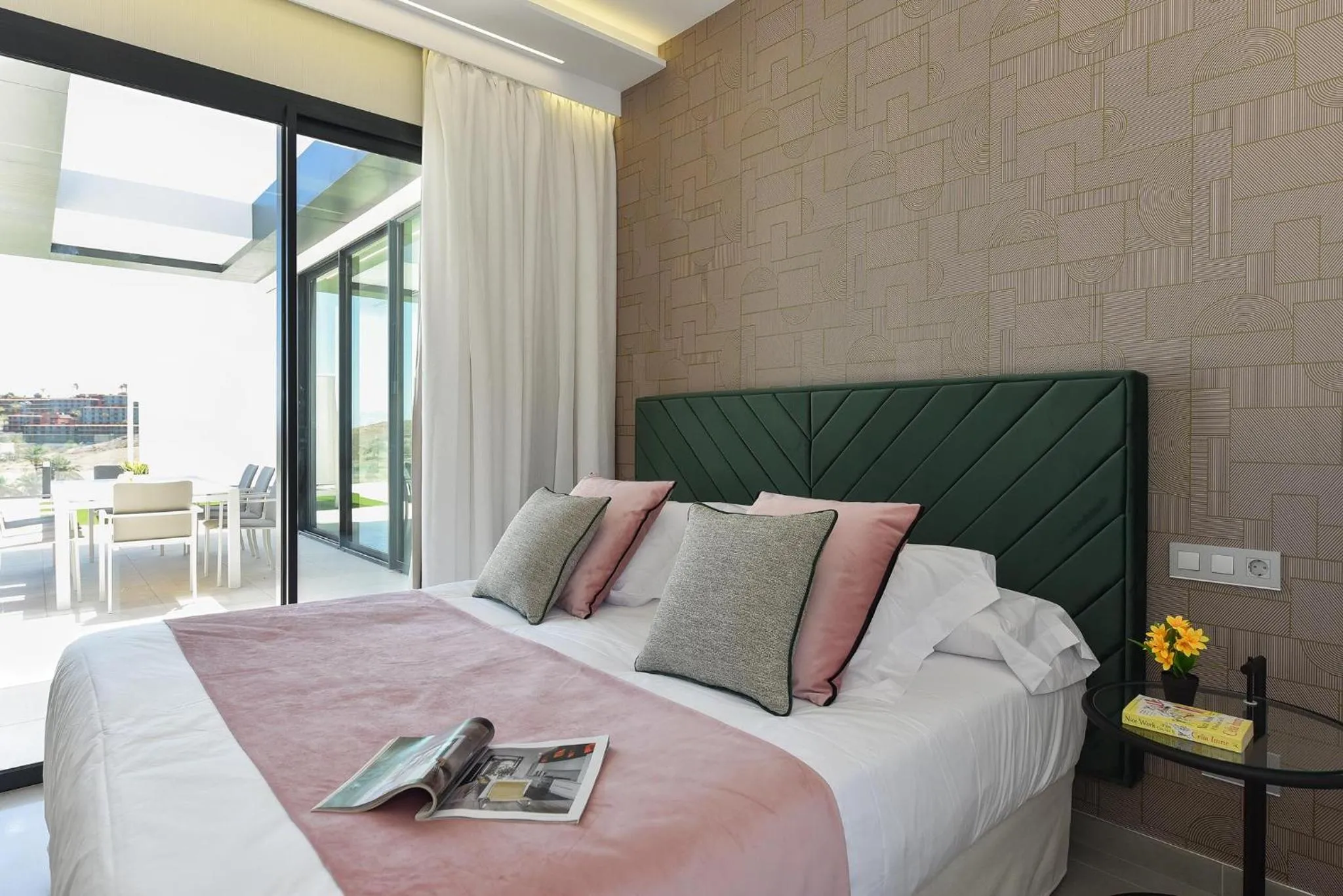 Bedroom, Bed in Salobre Sunset Villa V&L Salobre by VillaGranCanaria