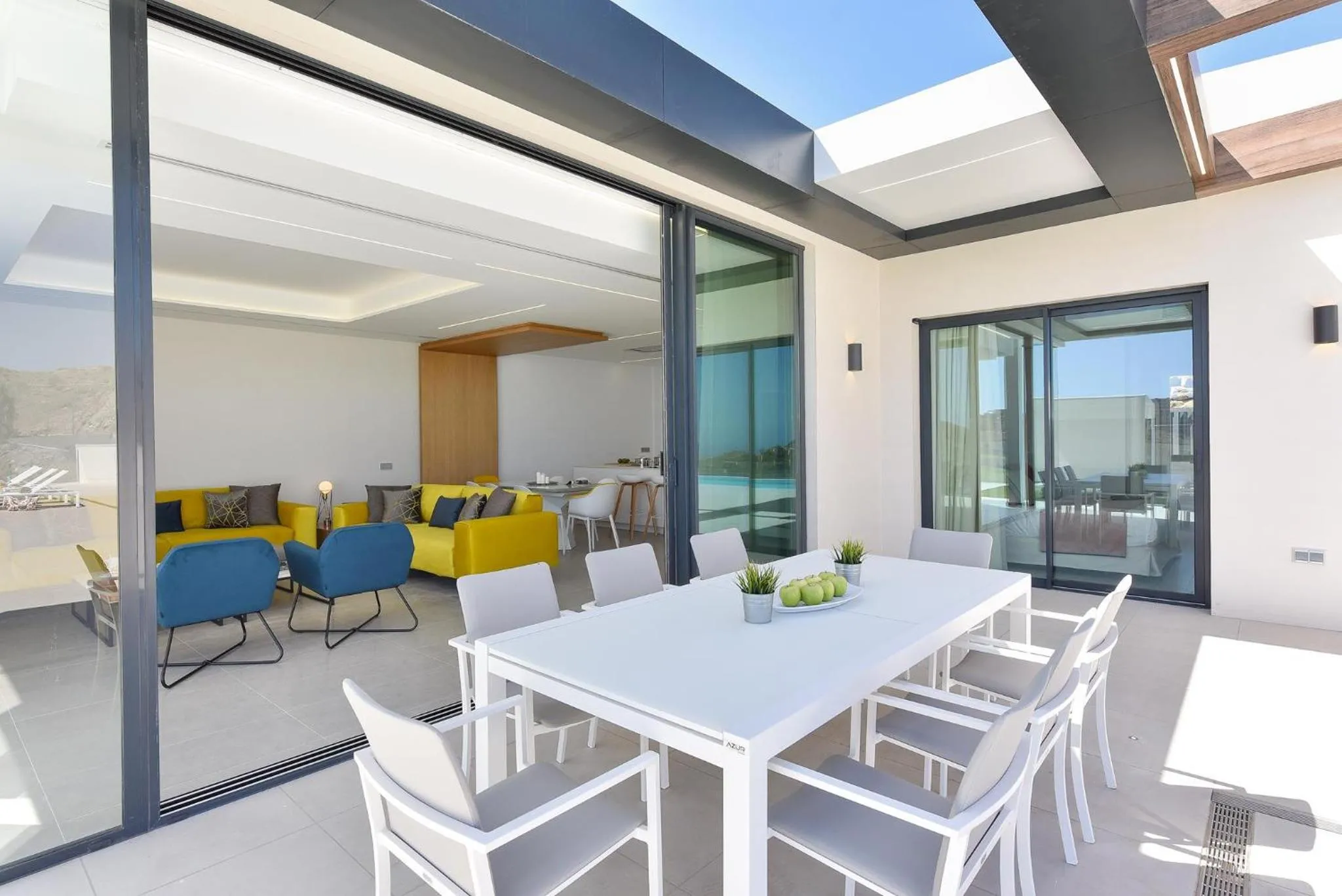 Balcony/Terrace in Salobre Sunset Villa V&L Salobre by VillaGranCanaria