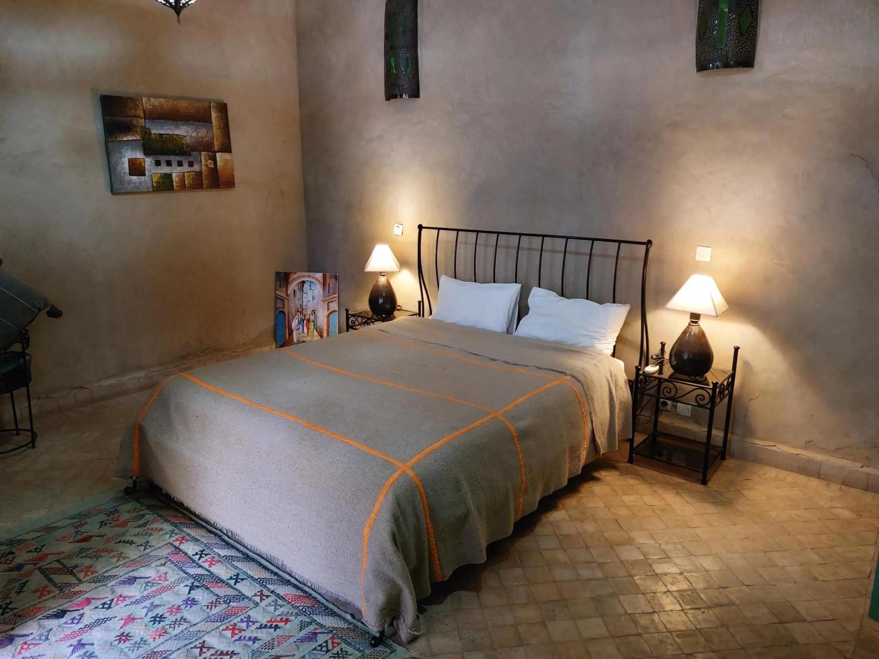 Bed in Riad Ain Khadra