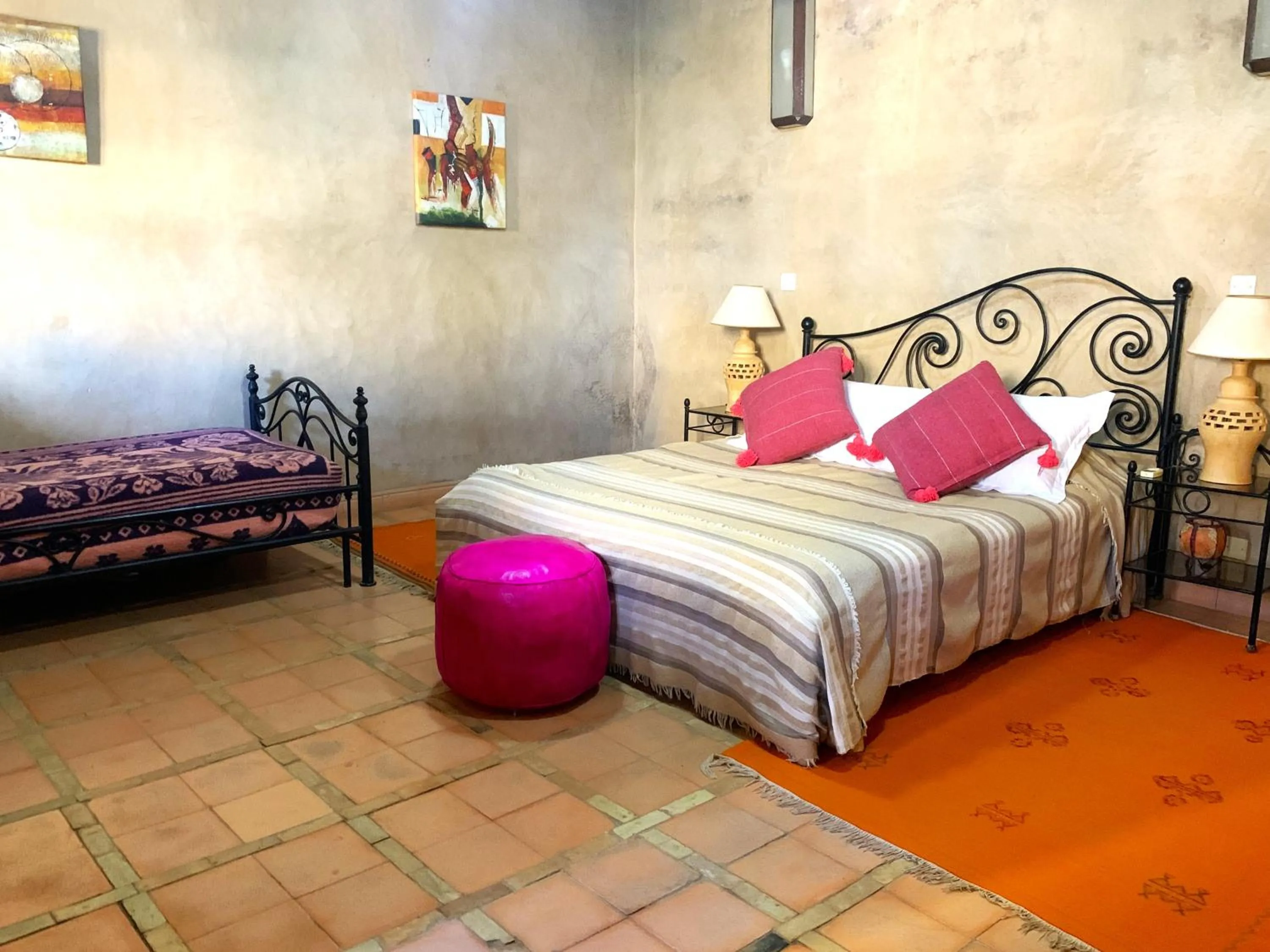 Bed in Riad Ain Khadra